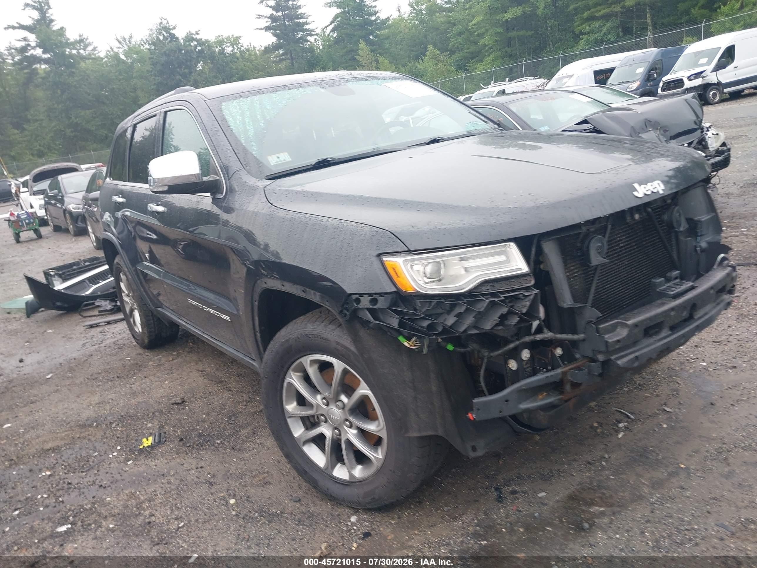 2014 Jeep Grand Cherokee Limited Black vin: 1C4RJFBG4EC517597