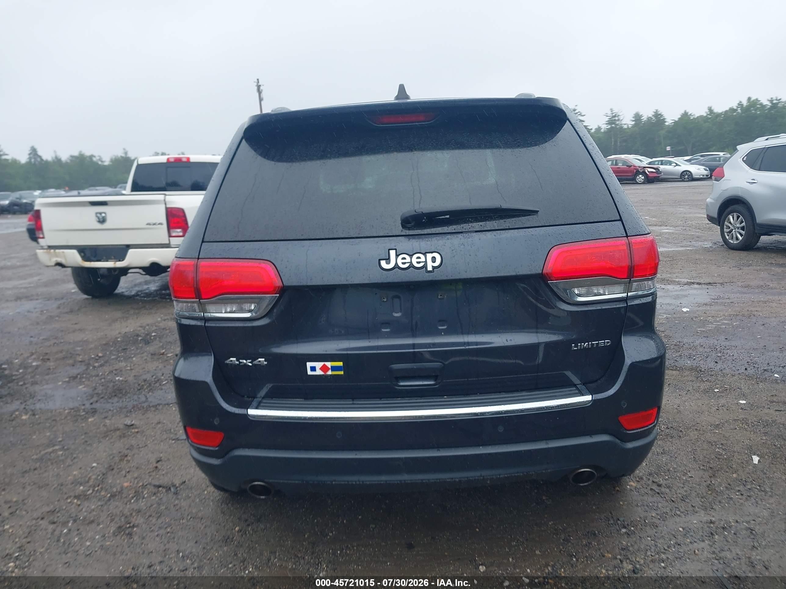 2014 Jeep Grand Cherokee Limited Black vin: 1C4RJFBG4EC517597