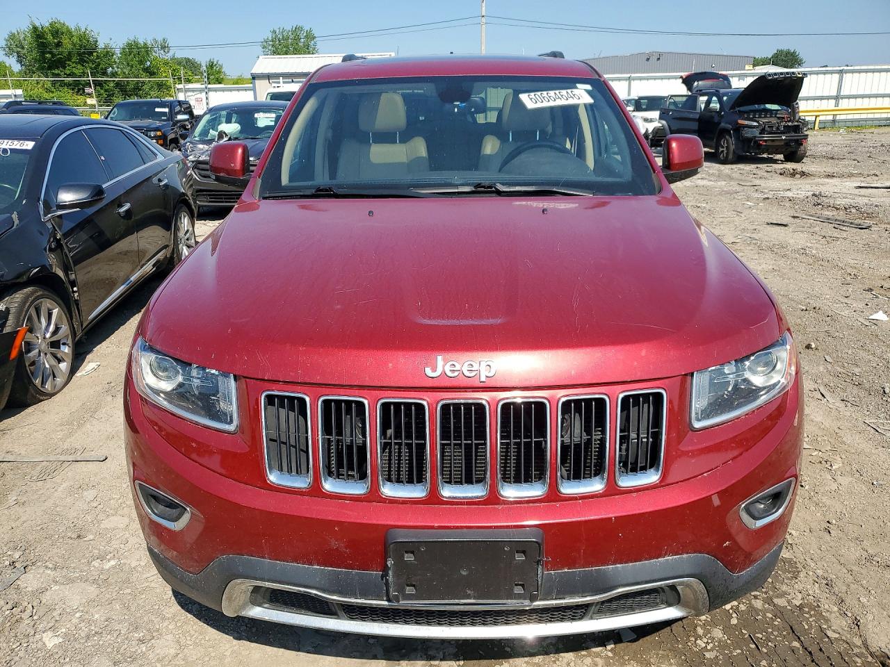 2014 Jeep Gr Cherokee Maroon vin: 1C4RJFBG4EC526218