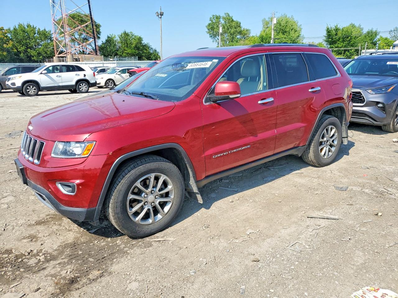 2014 Jeep Gr Cherokee Maroon vin: 1C4RJFBG4EC526218