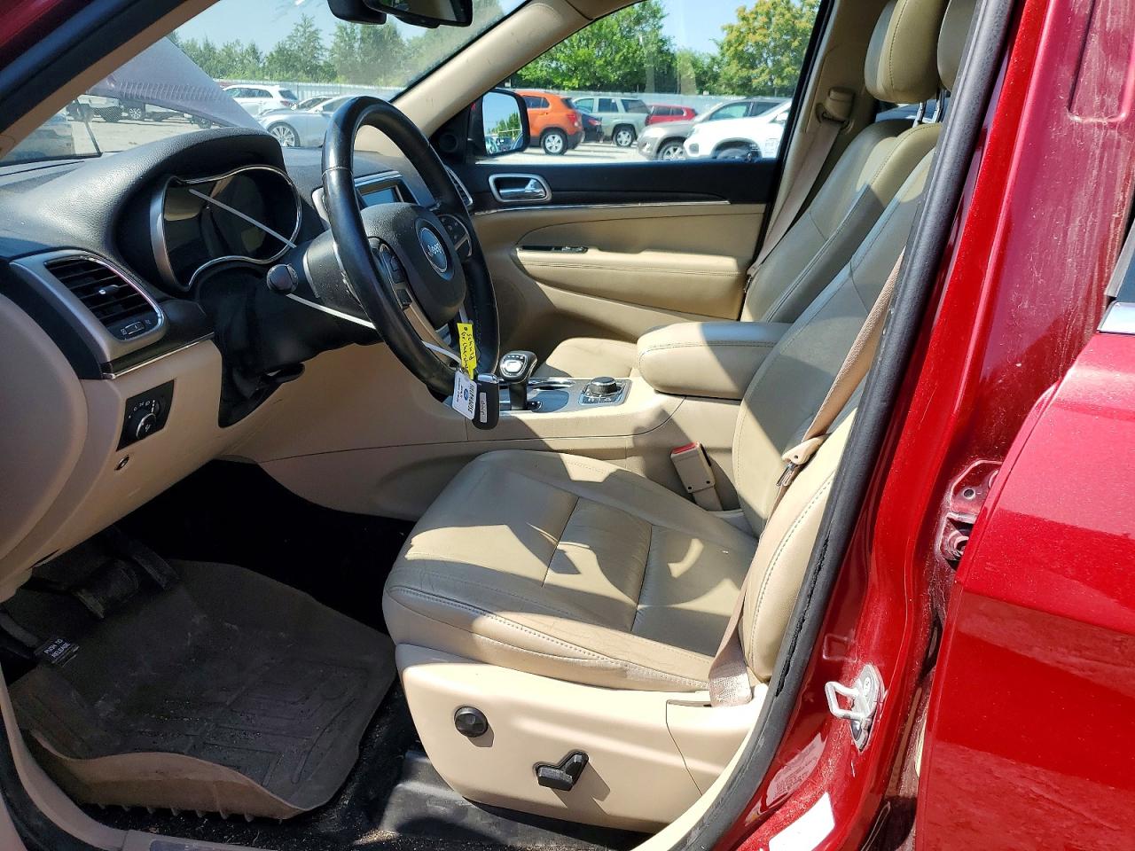 2014 Jeep Gr Cherokee Maroon vin: 1C4RJFBG4EC526218