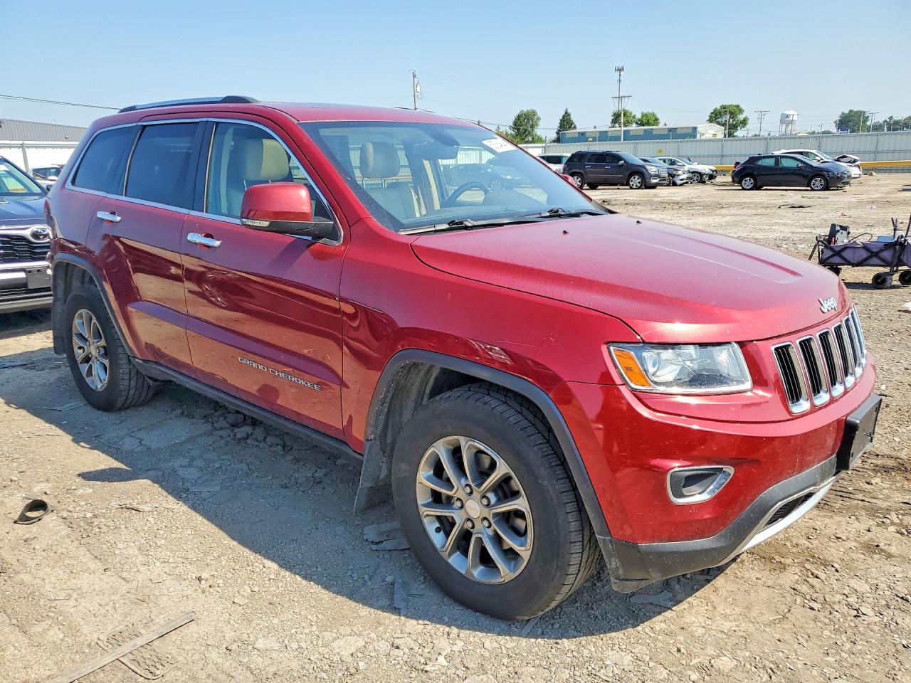 2014 Jeep Gr Cherokee Maroon vin: 1C4RJFBG4EC526218