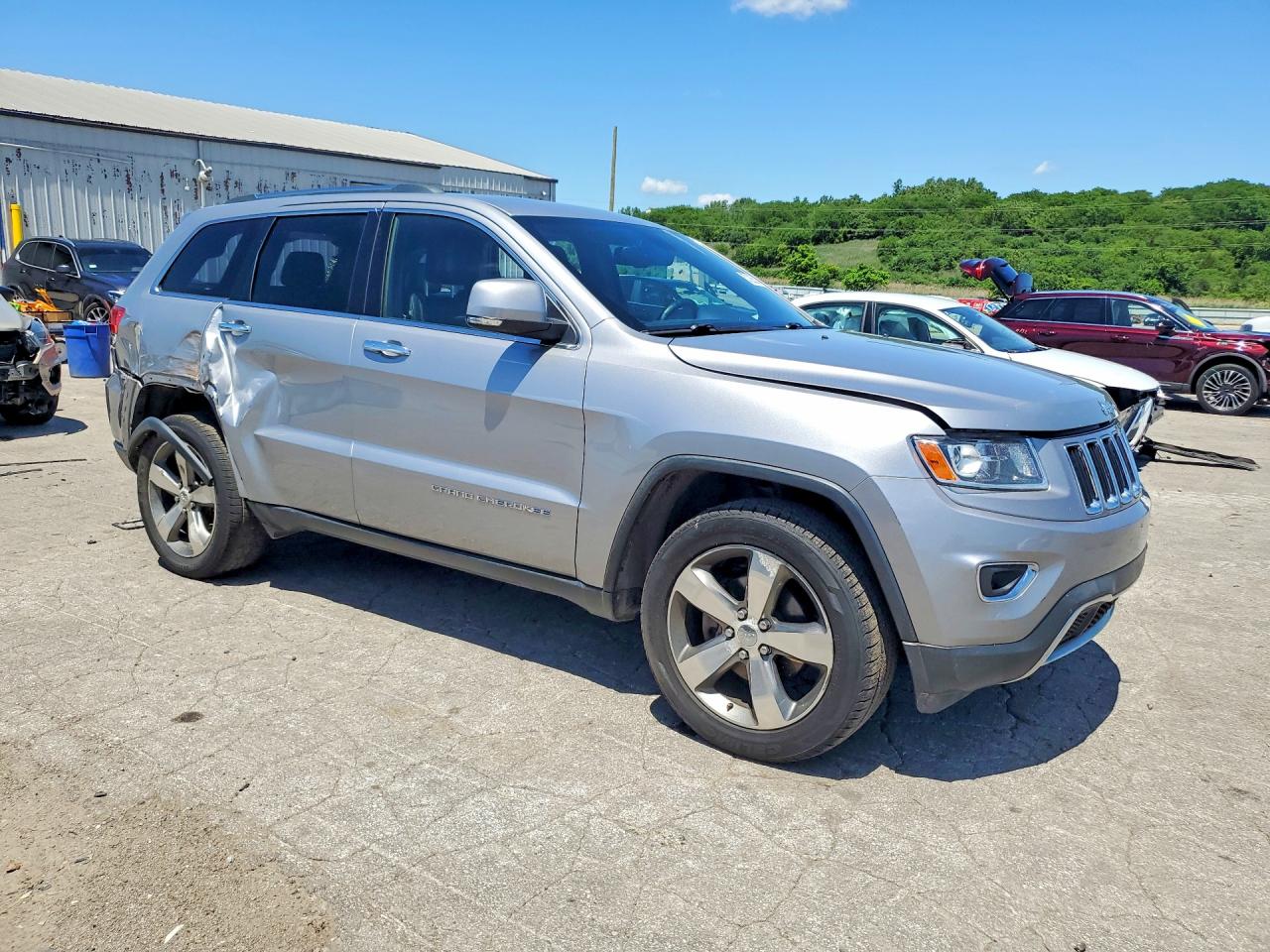 2014 Jeep Grand Cherokee Limited Gray vin: 1C4RJFBG4EC527031
