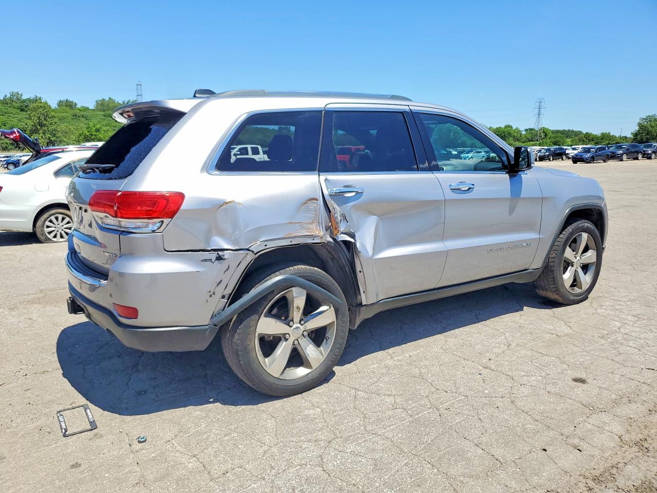 2014 Jeep Grand Cherokee Limited Gray vin: 1C4RJFBG4EC527031