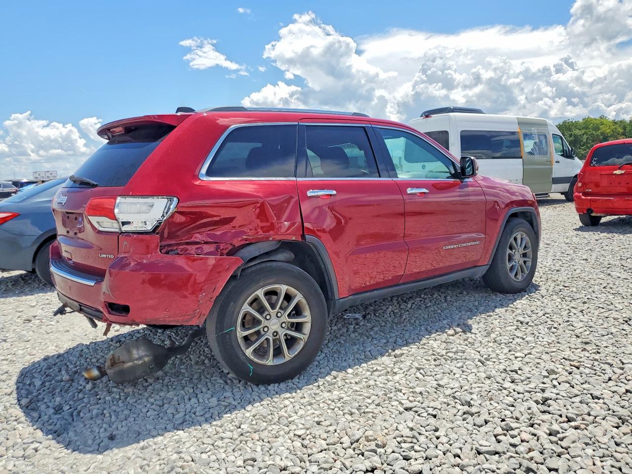 2014 Jeep Grand Cherokee Limited Burgundy vin: 1C4RJFBG4EC535663