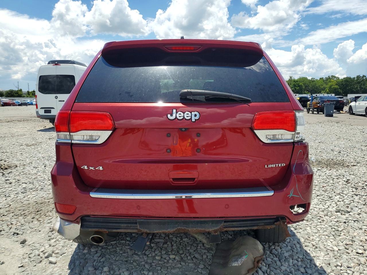2014 Jeep Grand Cherokee Limited Burgundy vin: 1C4RJFBG4EC535663