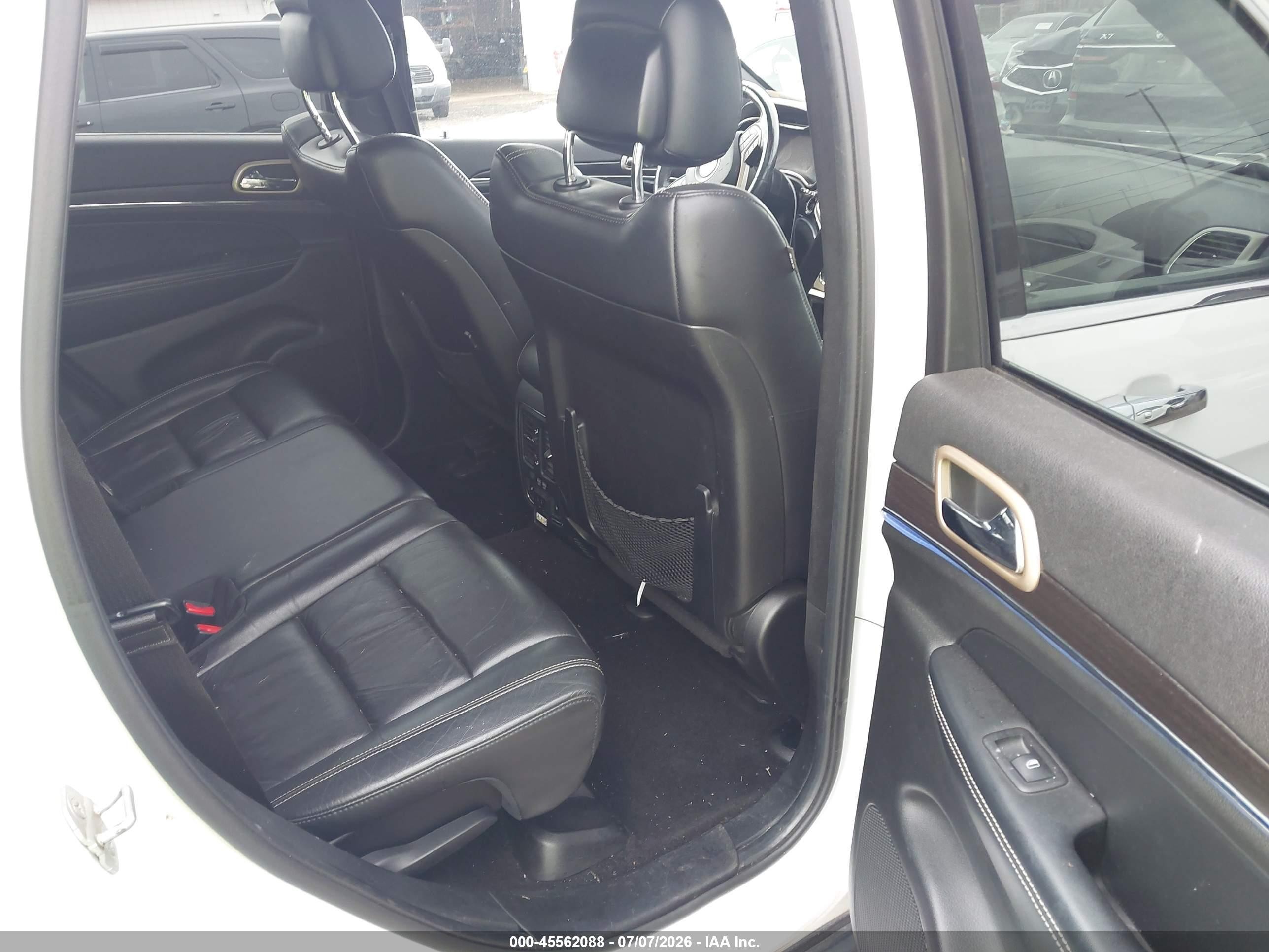 2014 Jeep Grand Cherokee Limited White vin: 1C4RJFBG4EC577671