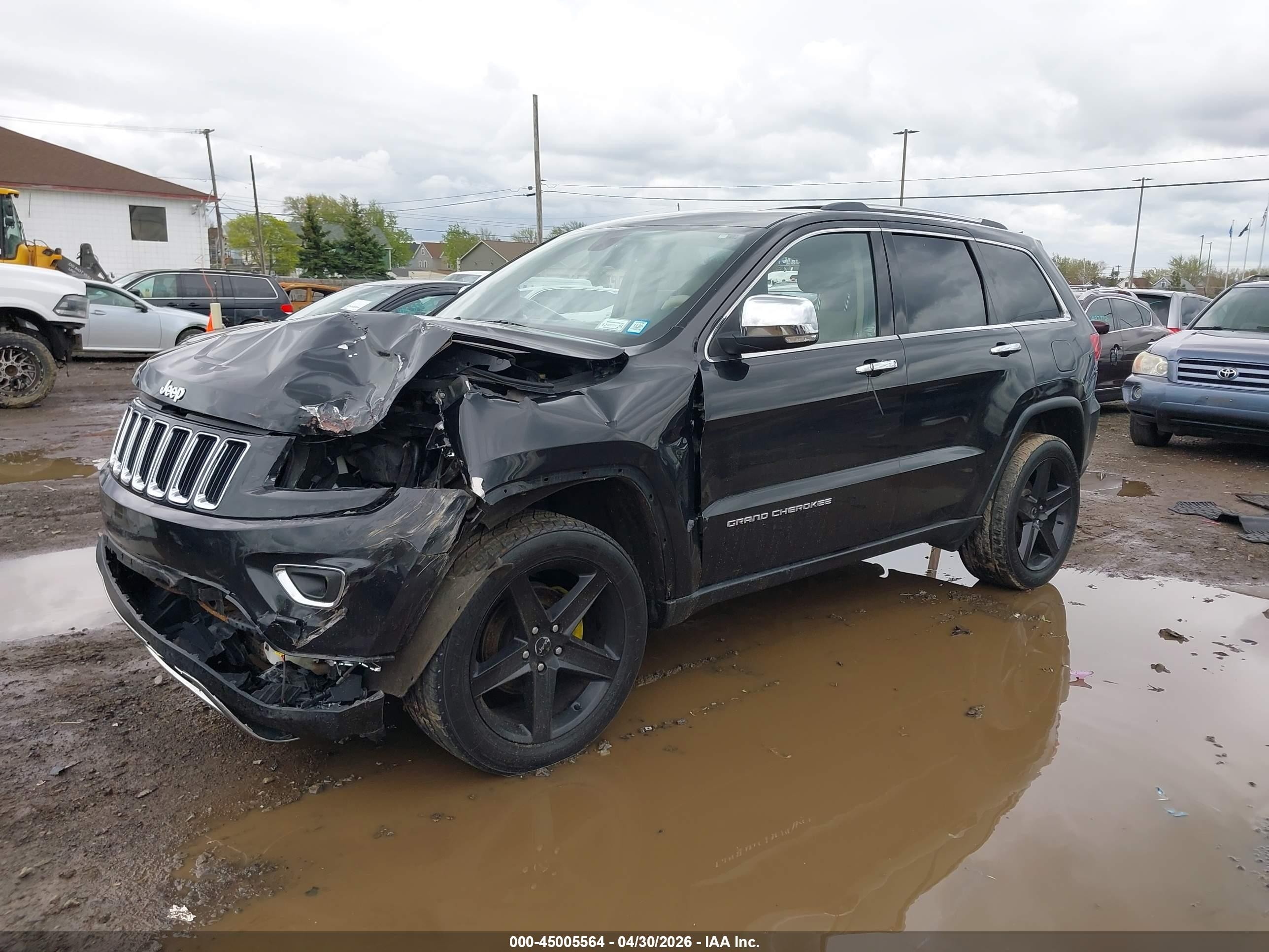 2014 Jeep Grand Cherokee Limited Black vin: 1C4RJFBG4EC578934