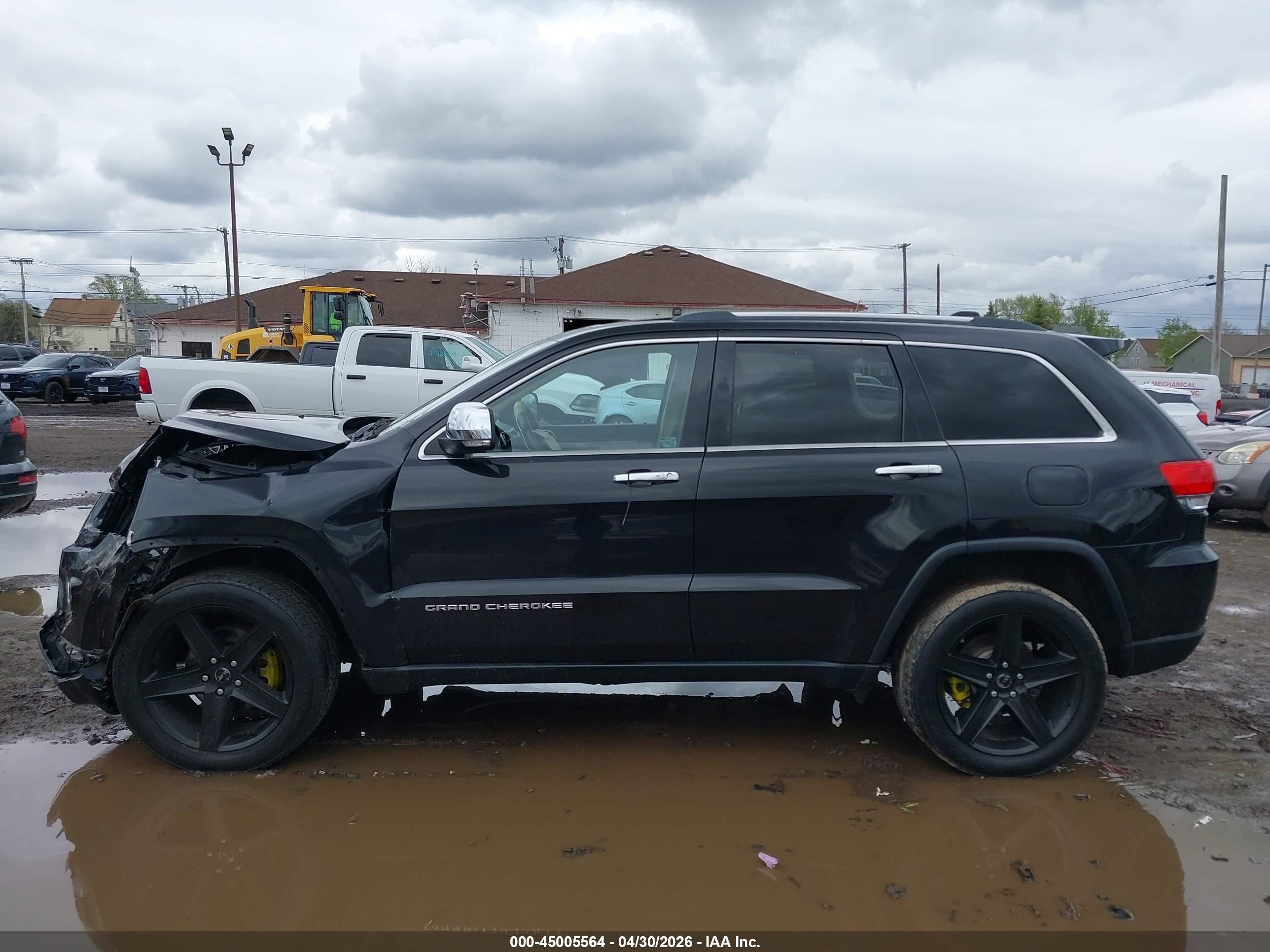 2014 Jeep Grand Cherokee Limited Black vin: 1C4RJFBG4EC578934