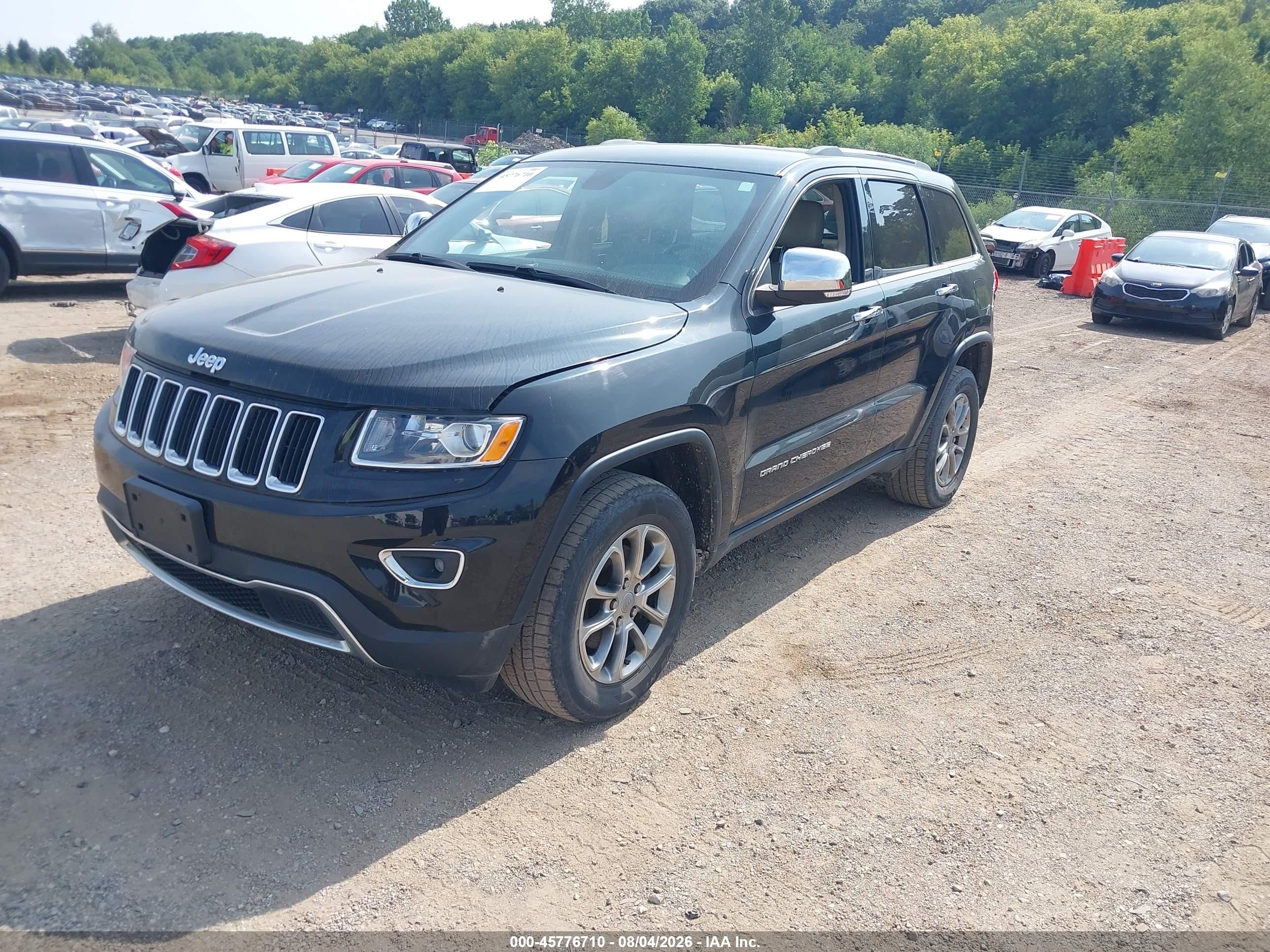 2014 Jeep Grand Cherokee Limited Черный vin: 1C4RJFBG4EC579954
