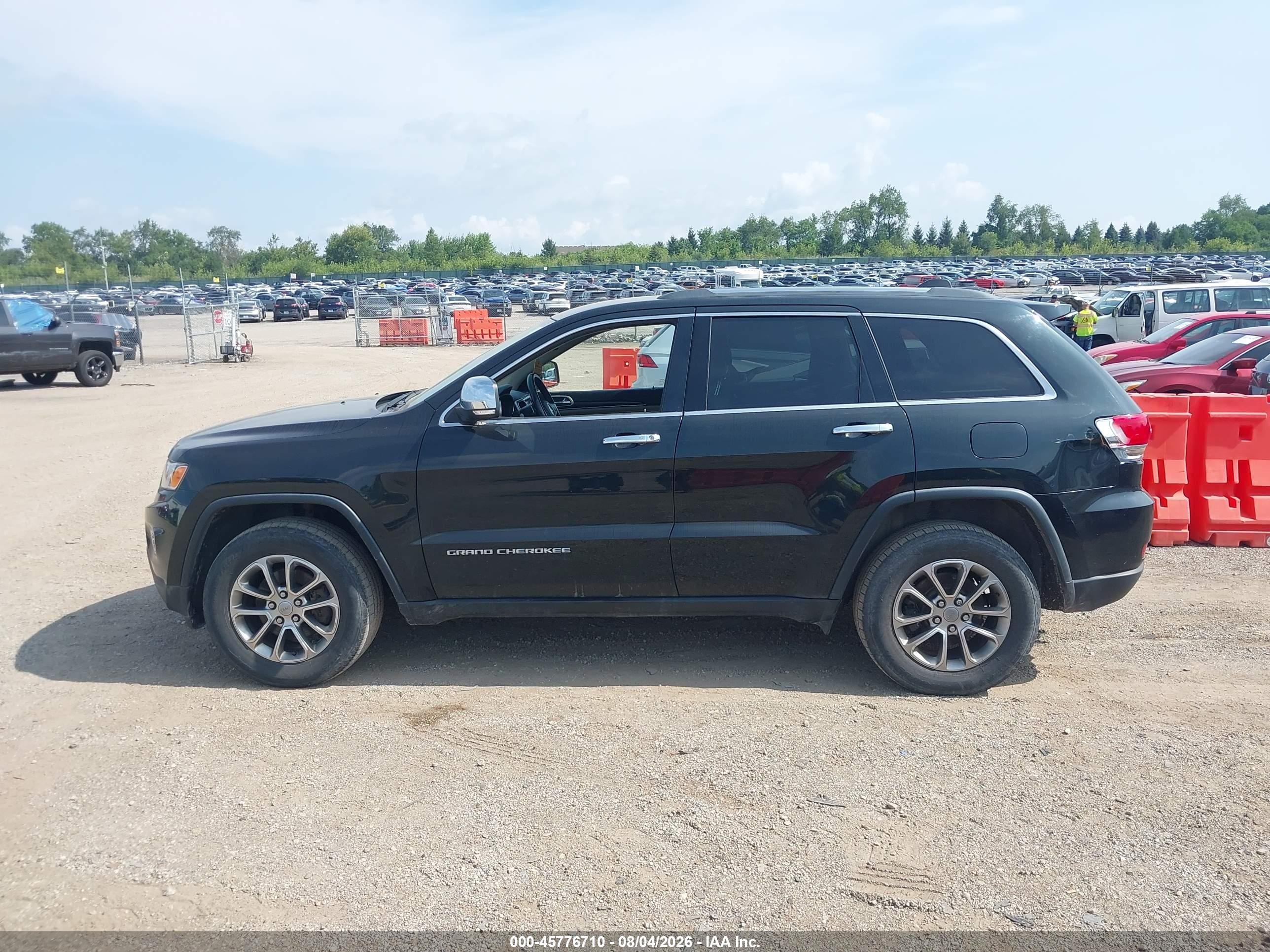 2014 Jeep Grand Cherokee Limited Черный vin: 1C4RJFBG4EC579954