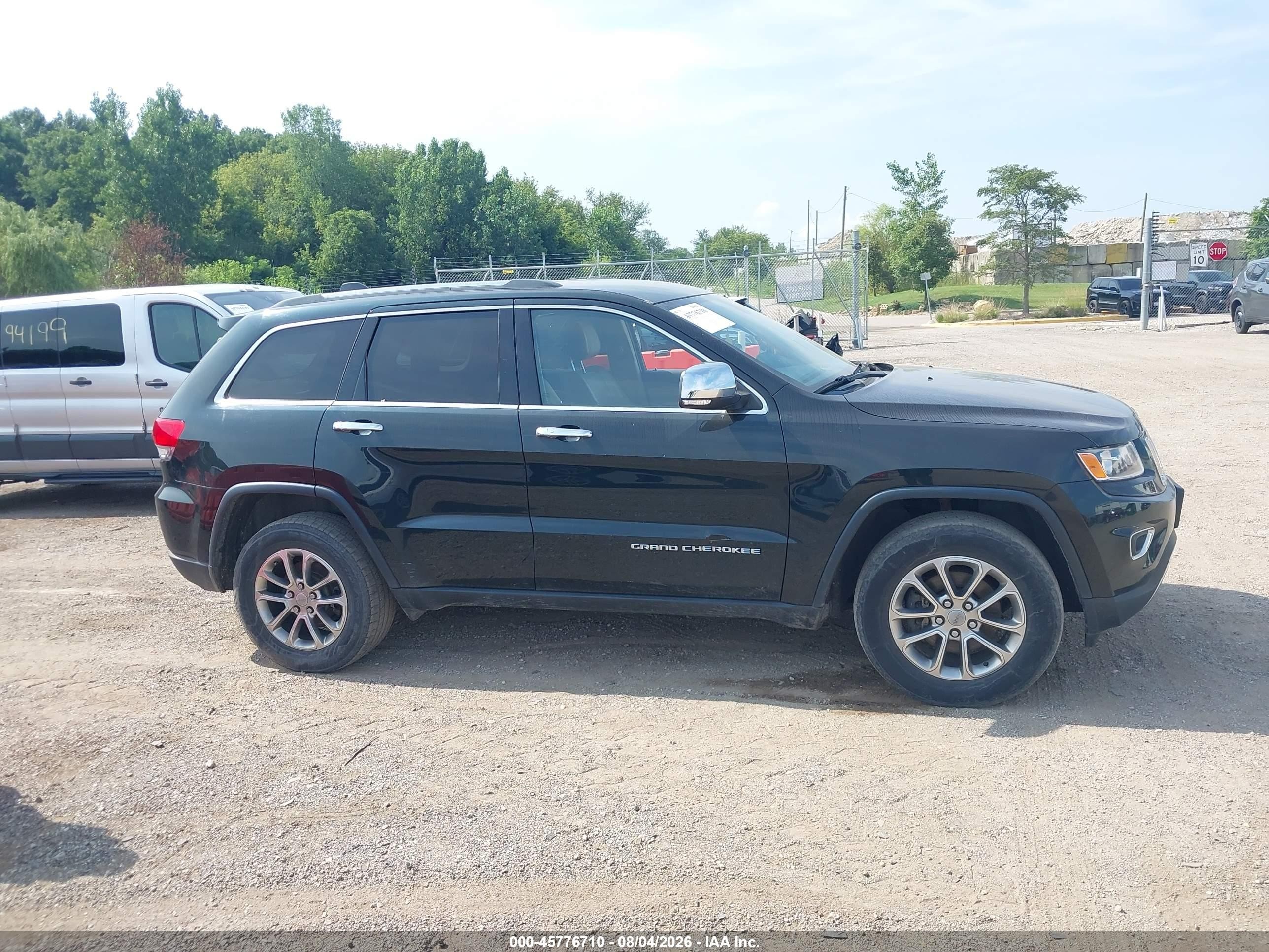 2014 Jeep Grand Cherokee Limited Черный vin: 1C4RJFBG4EC579954