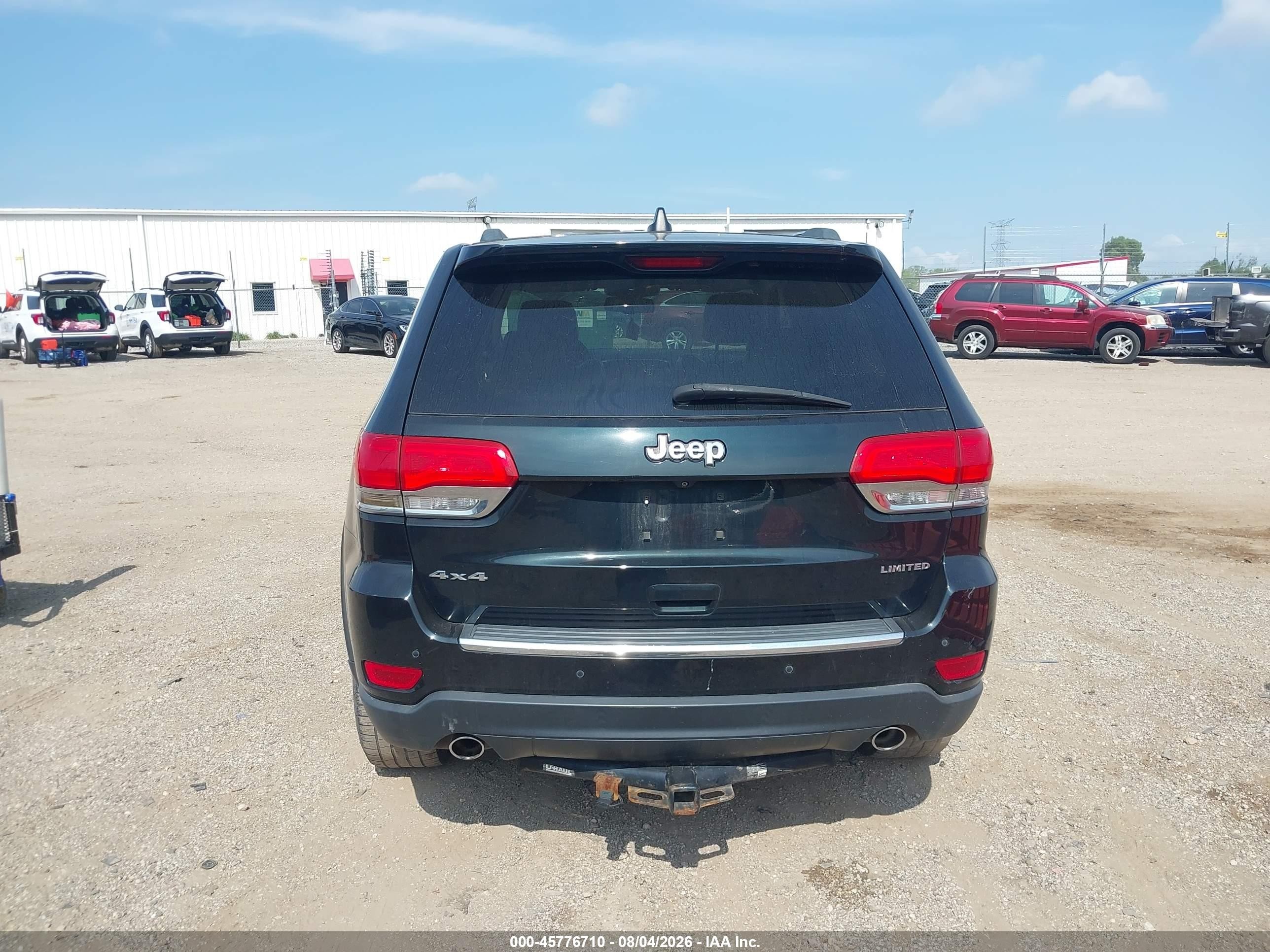 2014 Jeep Grand Cherokee Limited Черный vin: 1C4RJFBG4EC579954