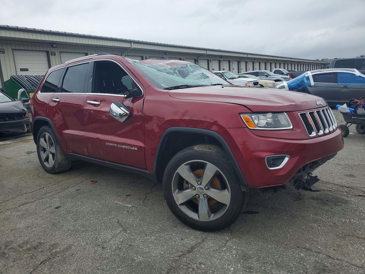 2015 Jeep Grand Cherokee Limited Red vin: 1C4RJFBG4FC116732