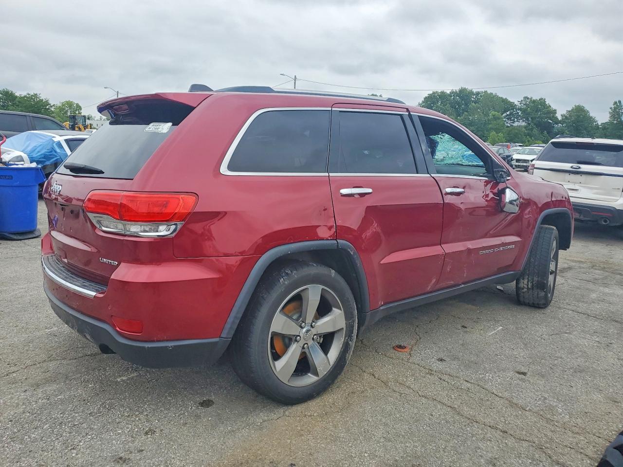 2015 Jeep Grand Cherokee Limited Red vin: 1C4RJFBG4FC116732