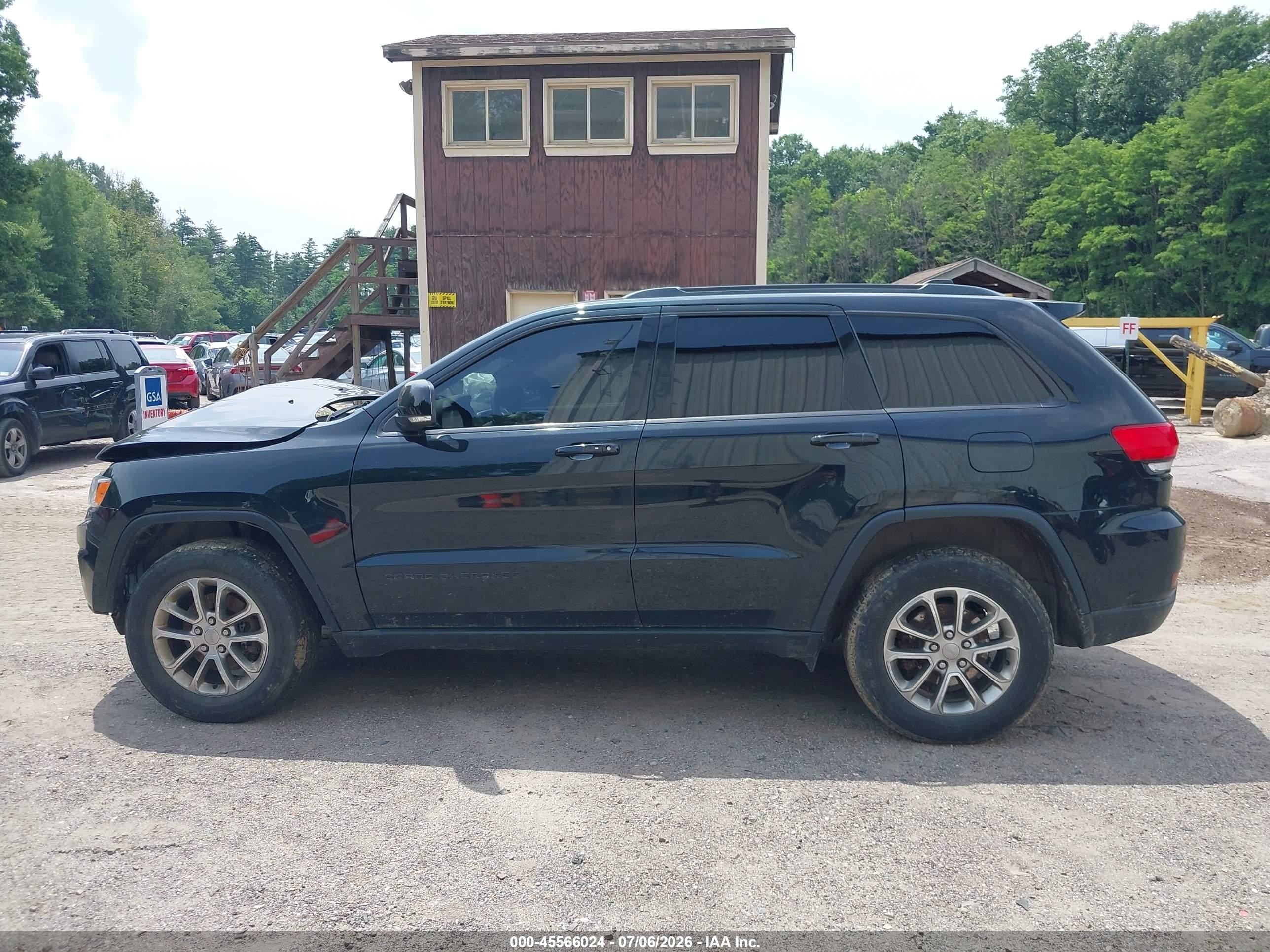 2015 Jeep Grand Cherokee Limited Черный vin: 1C4RJFBG4FC149214