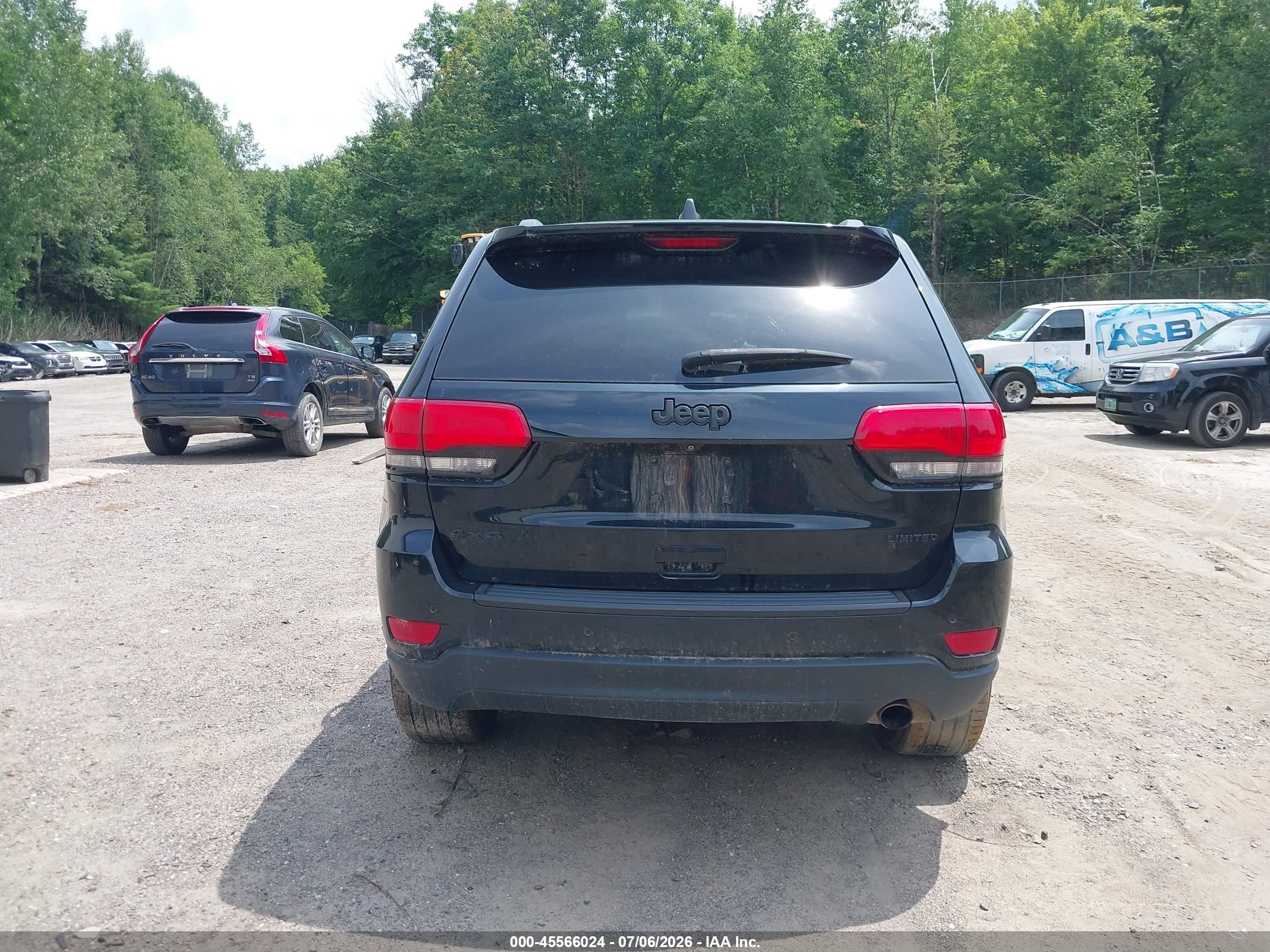 2015 Jeep Grand Cherokee Limited Черный vin: 1C4RJFBG4FC149214
