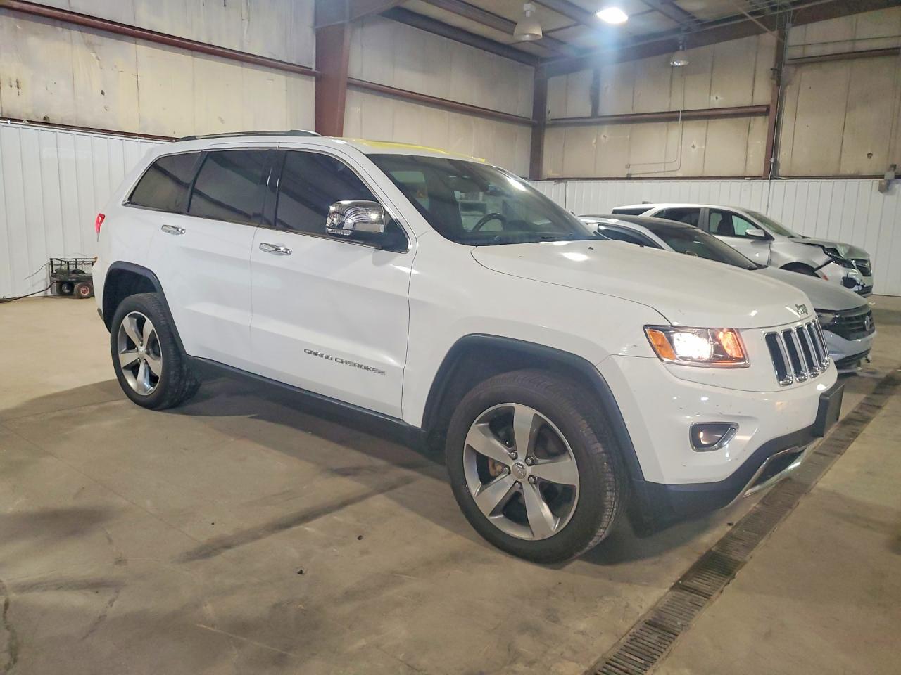 2015 Jeep Grand Cherokee Limited White vin: 1C4RJFBG4FC172458