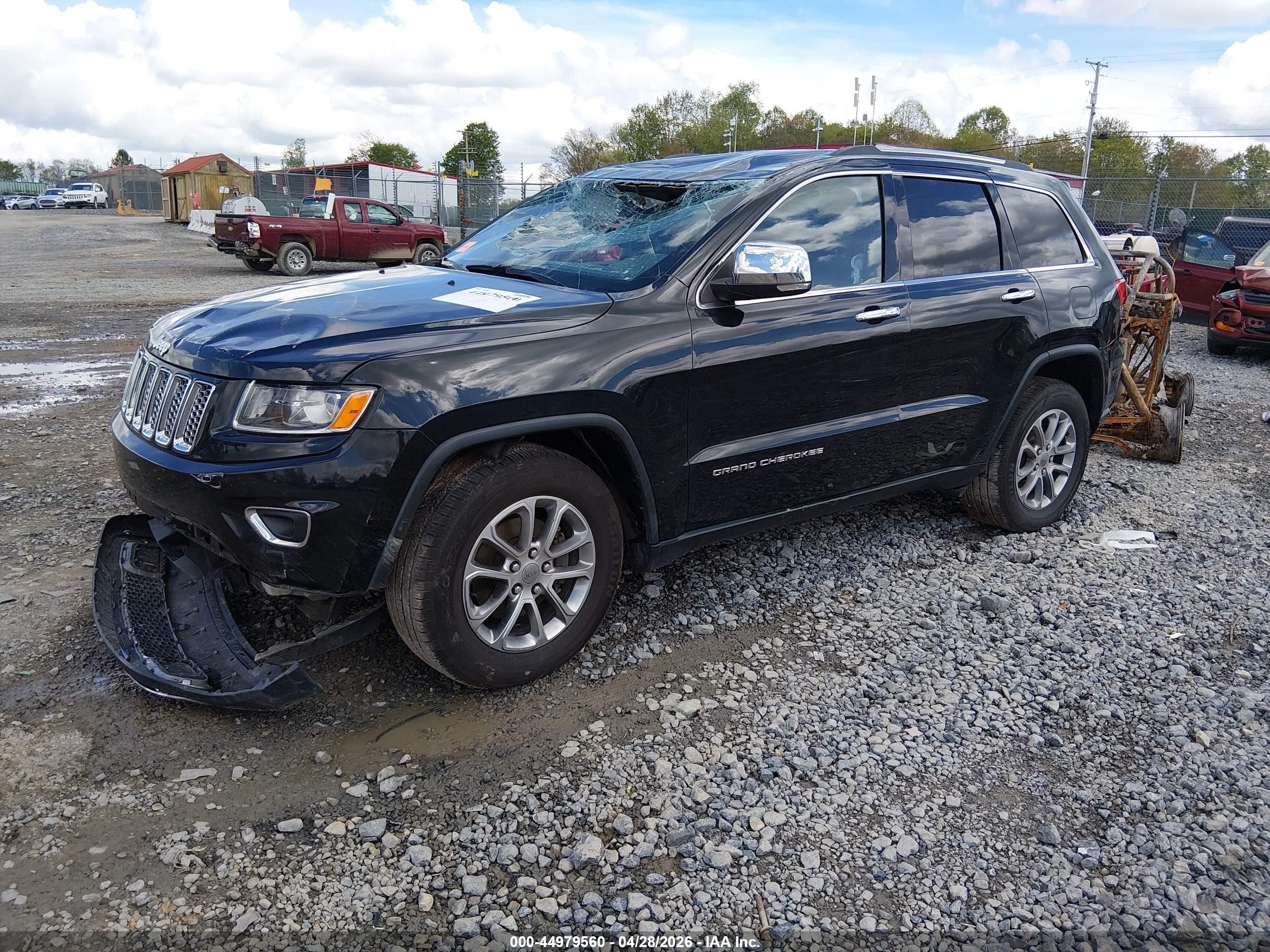 2015 Jeep Grand Cherokee Limited Black vin: 1C4RJFBG4FC183685