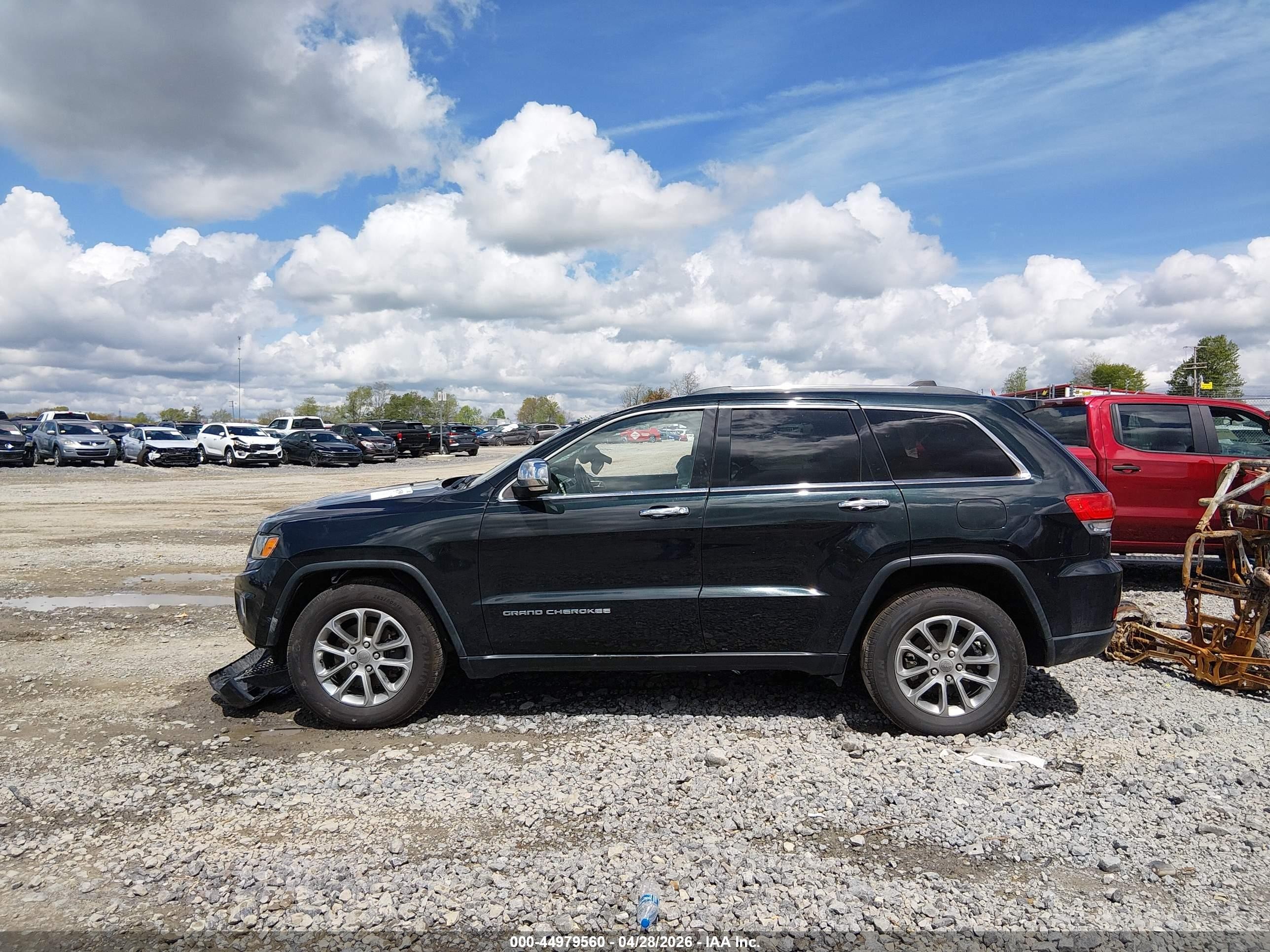 2015 Jeep Grand Cherokee Limited Black vin: 1C4RJFBG4FC183685