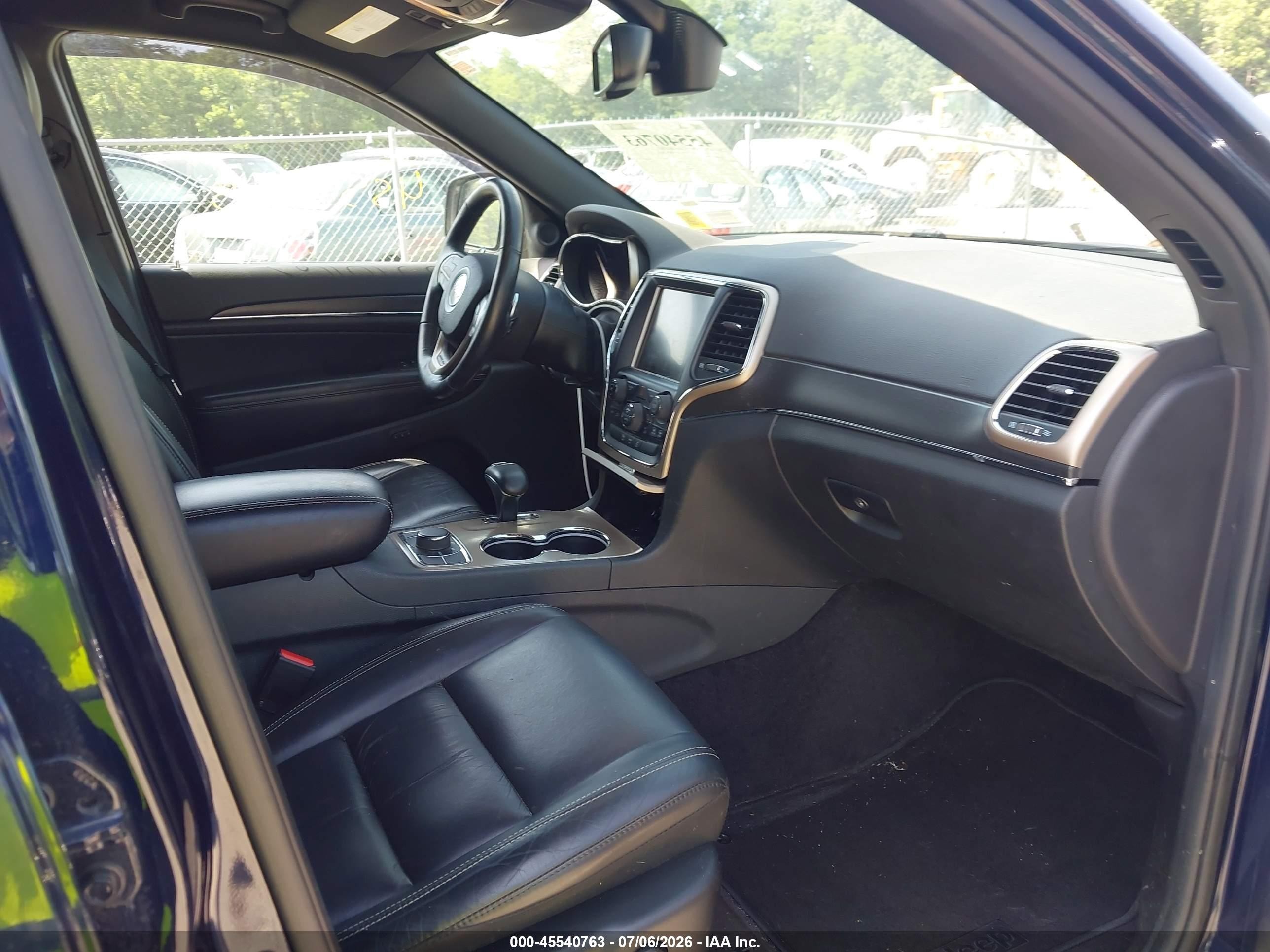 2015 Jeep Grand Cherokee Limited Blue vin: 1C4RJFBG4FC190605