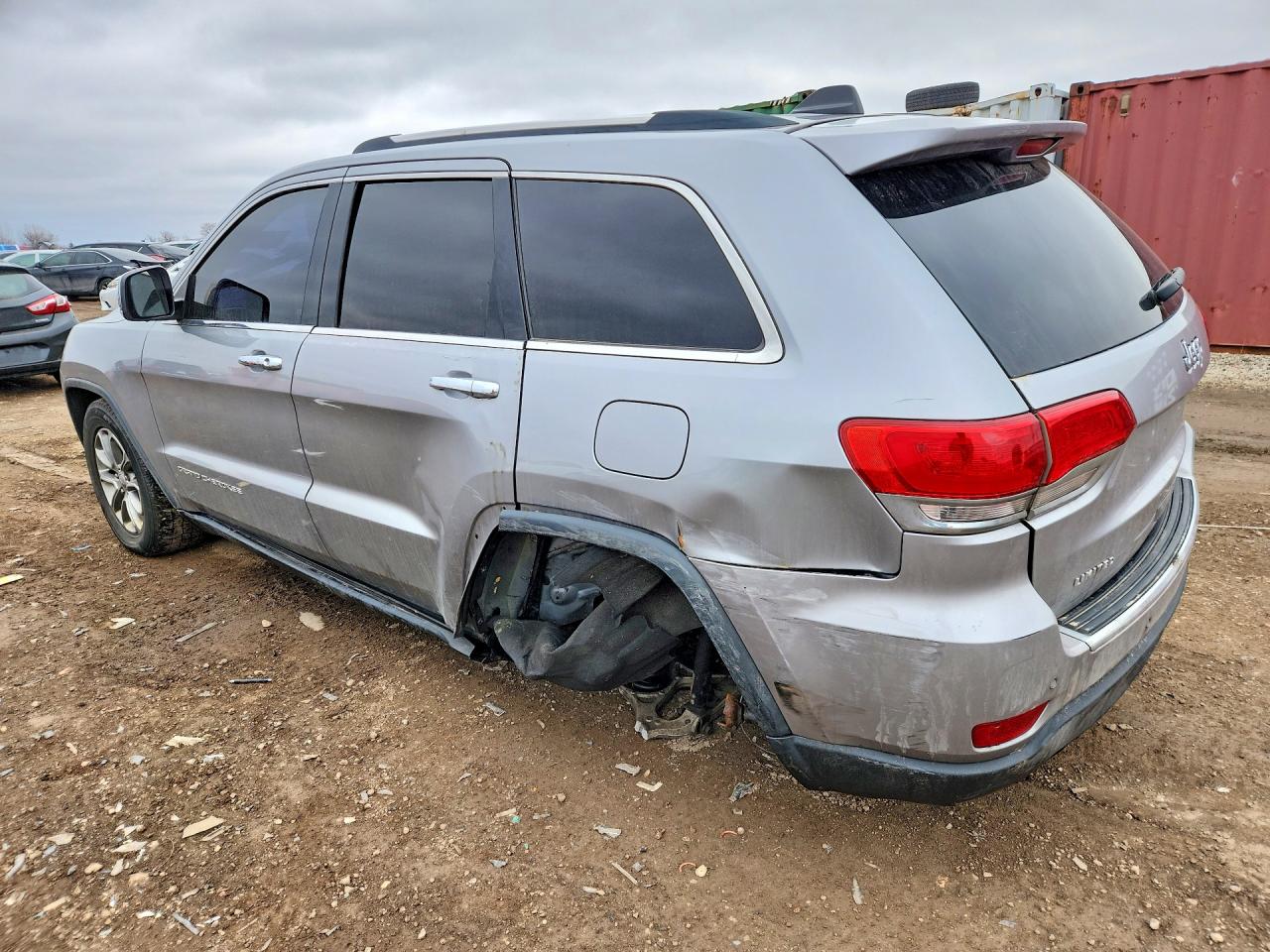 2015 Jeep Grand Cherokee Limited Silver vin: 1C4RJFBG4FC205507