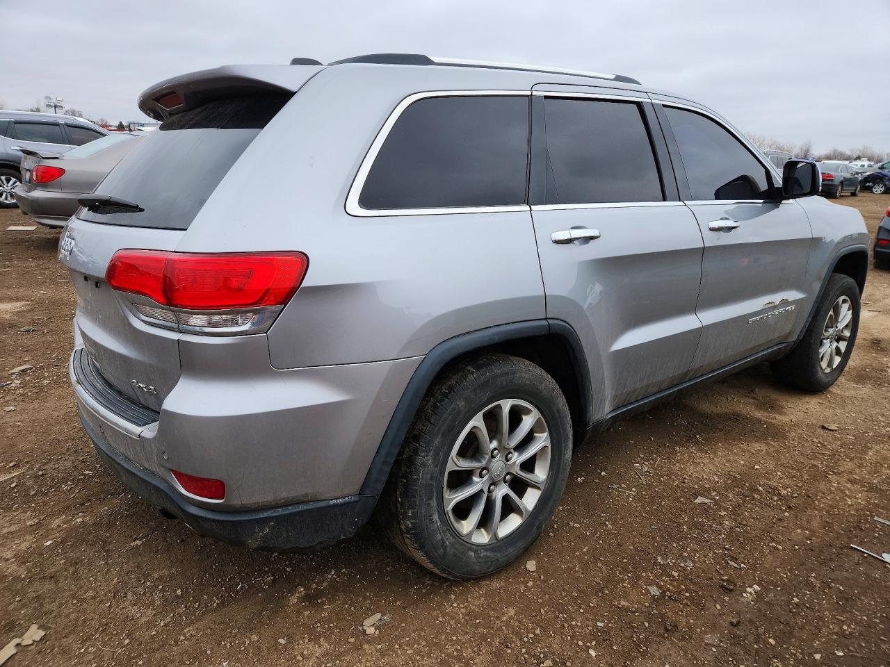 2015 Jeep Grand Cherokee Limited Silver vin: 1C4RJFBG4FC205507