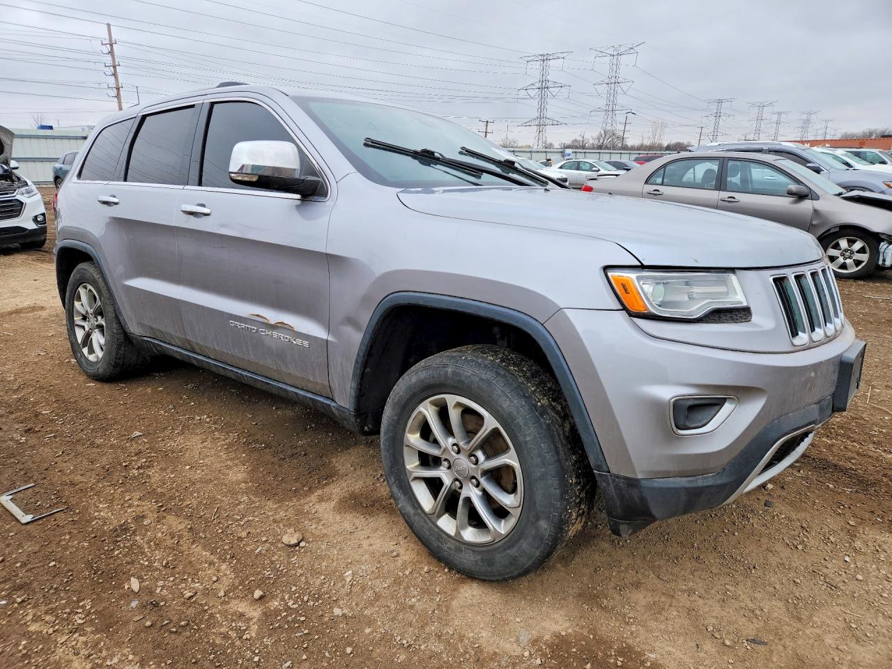 2015 Jeep Grand Cherokee Limited Silver vin: 1C4RJFBG4FC205507