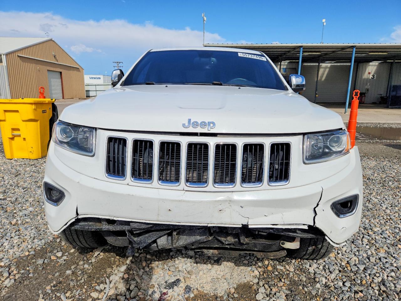2015 Jeep Grand Cherokee Limited White vin: 1C4RJFBG4FC213364