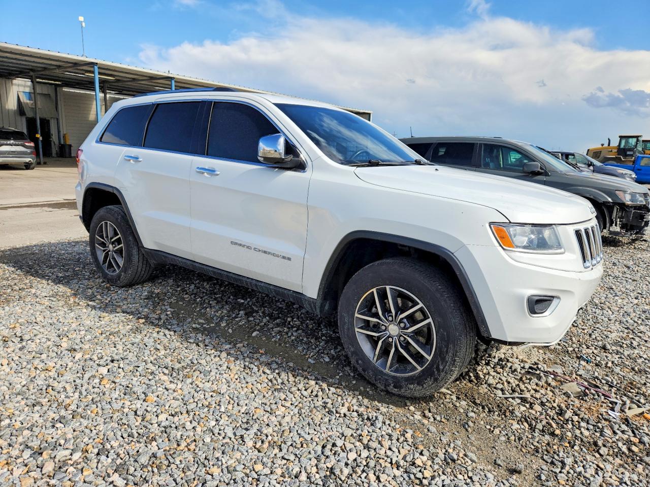 2015 Jeep Grand Cherokee Limited White vin: 1C4RJFBG4FC213364