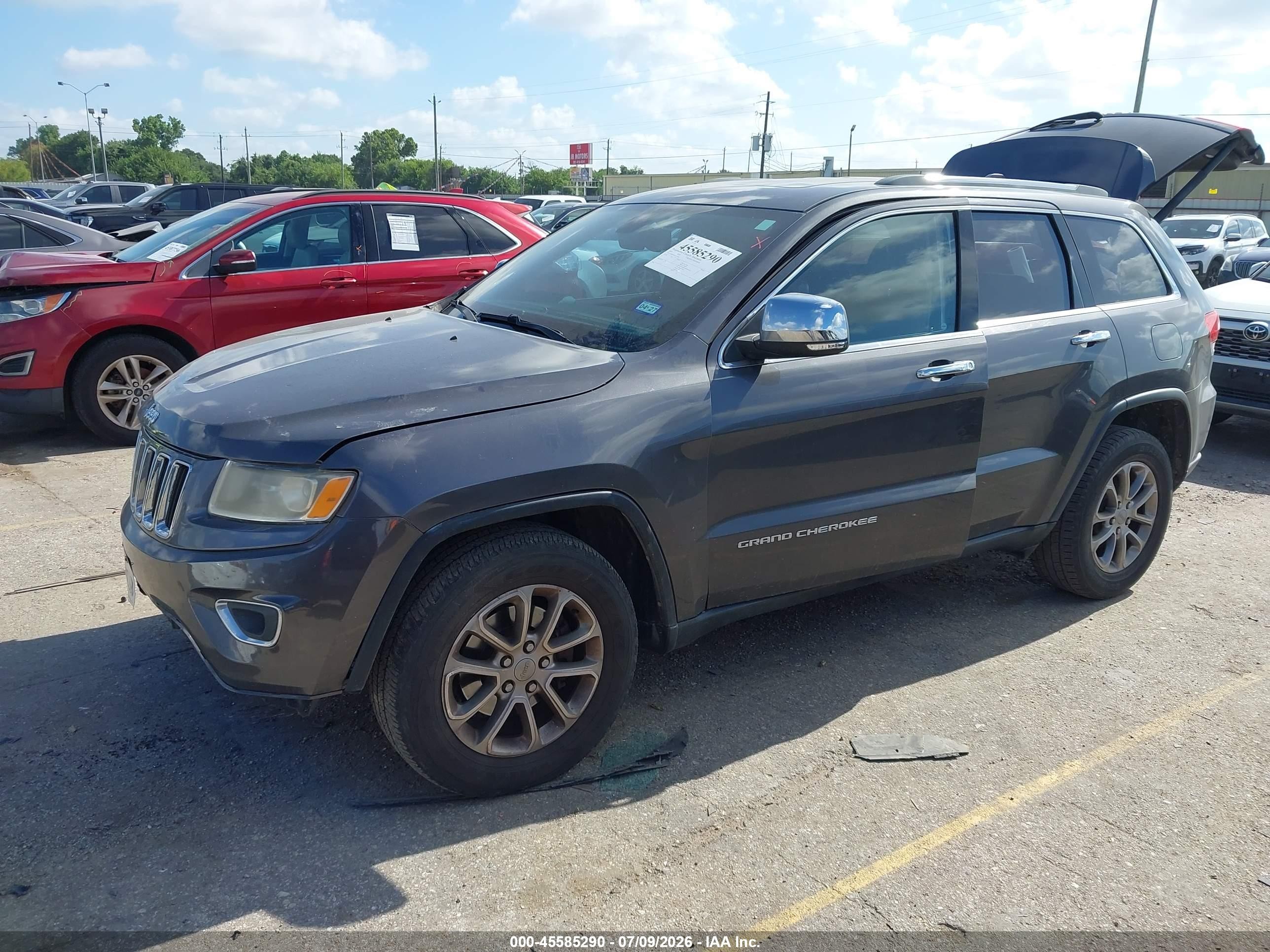 2015 Jeep Grand Cherokee Limited Gray vin: 1C4RJFBG4FC215924