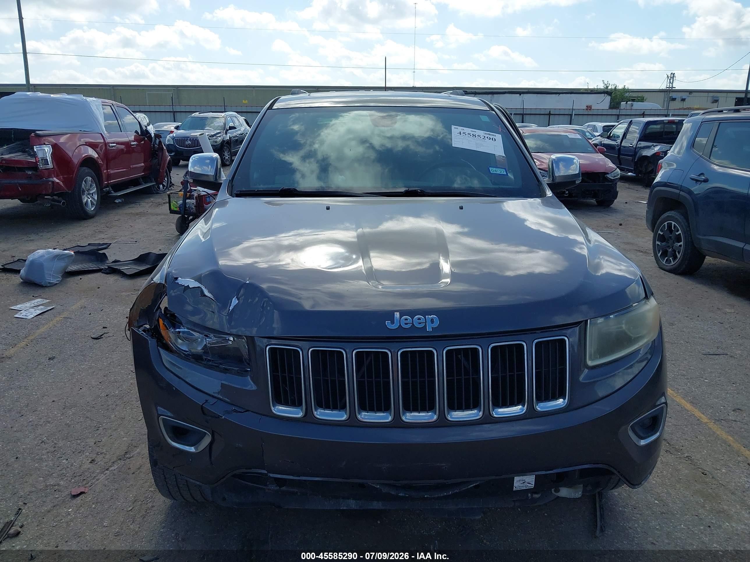 2015 Jeep Grand Cherokee Limited Gray vin: 1C4RJFBG4FC215924