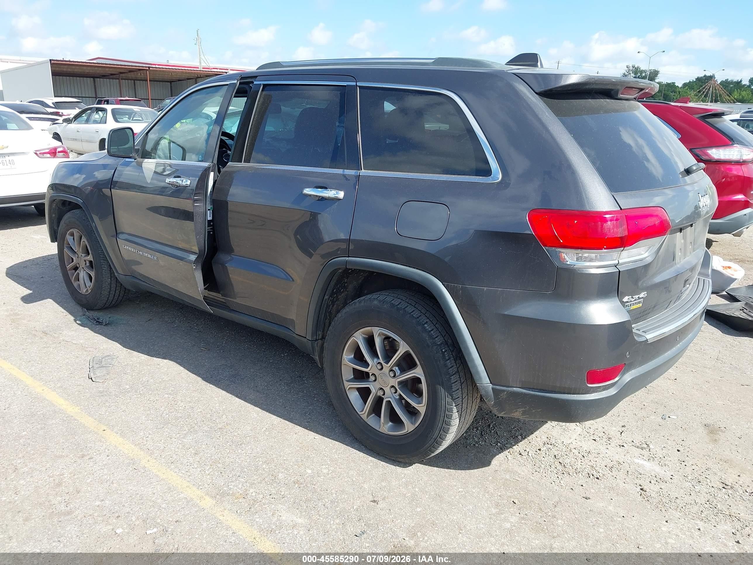 2015 Jeep Grand Cherokee Limited Gray vin: 1C4RJFBG4FC215924