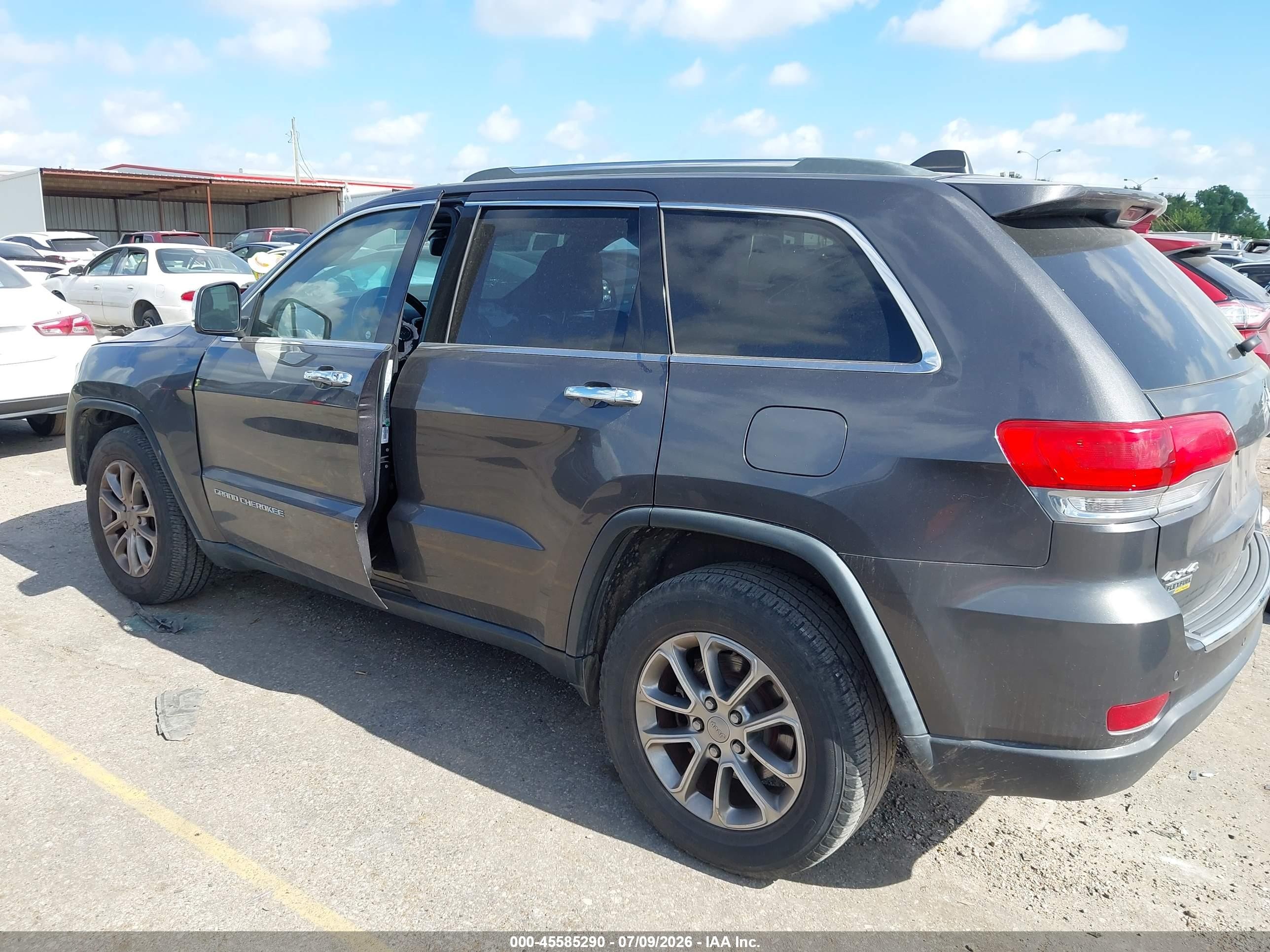 2015 Jeep Grand Cherokee Limited Gray vin: 1C4RJFBG4FC215924