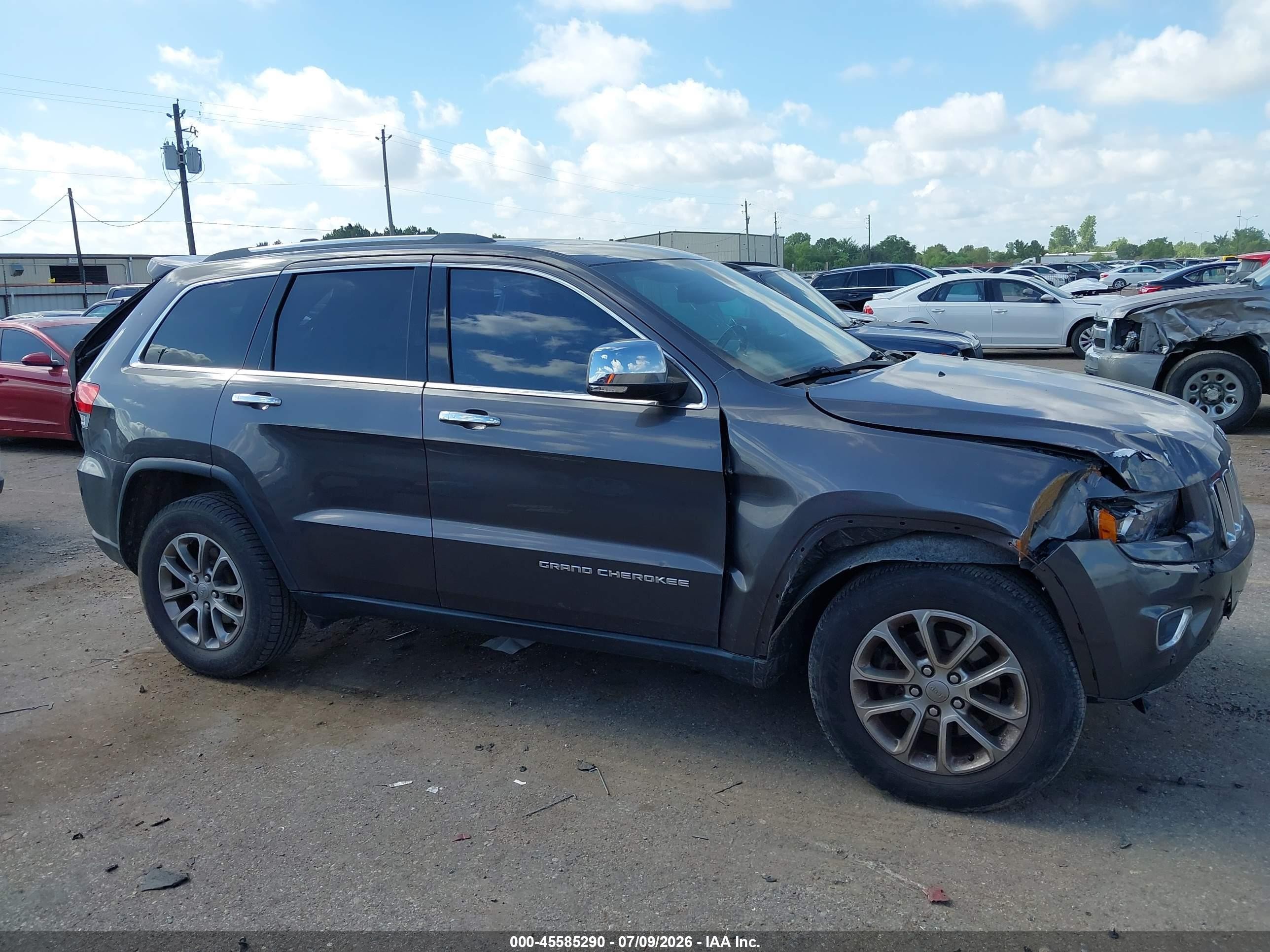 2015 Jeep Grand Cherokee Limited Gray vin: 1C4RJFBG4FC215924