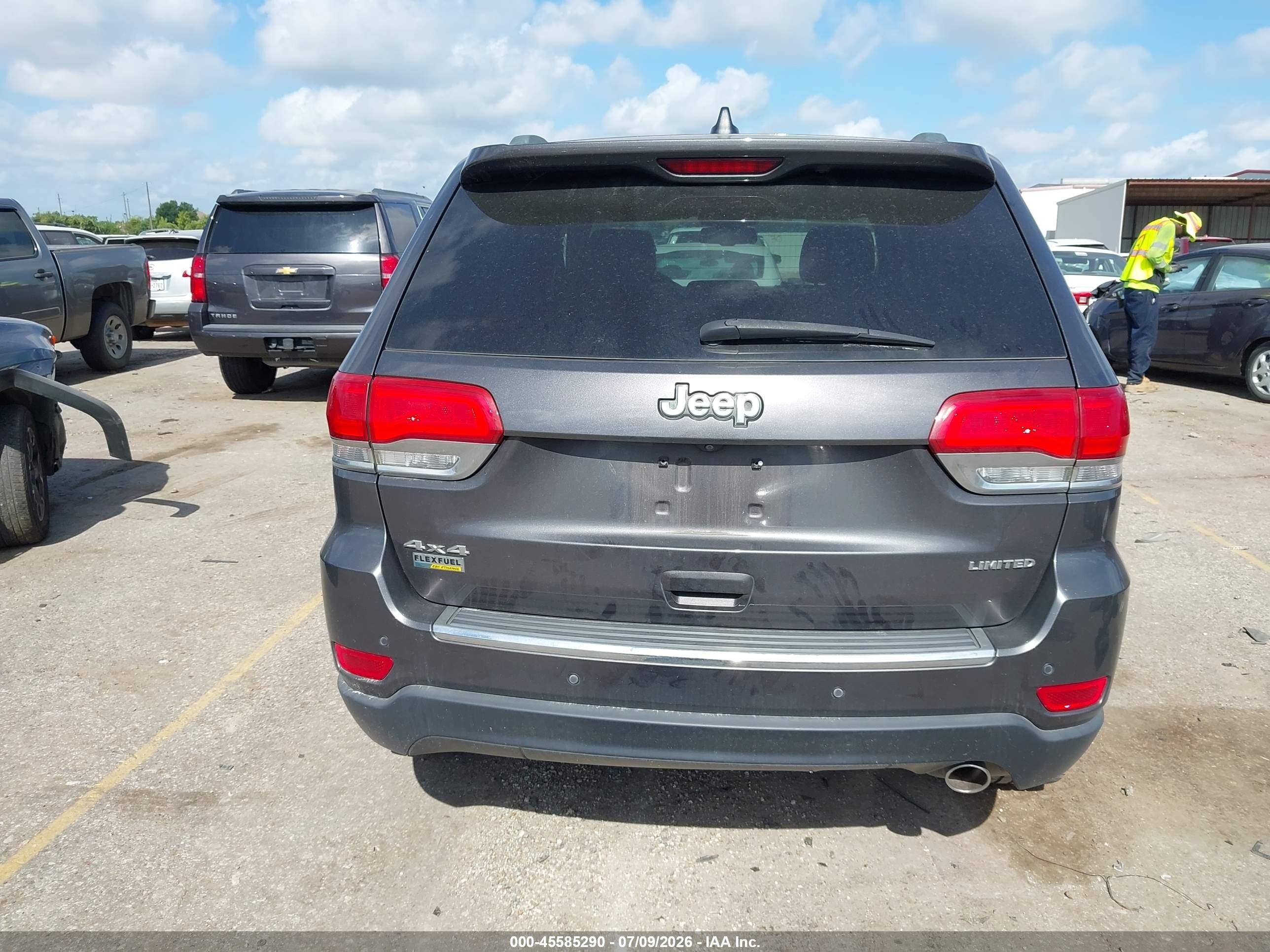 2015 Jeep Grand Cherokee Limited Gray vin: 1C4RJFBG4FC215924