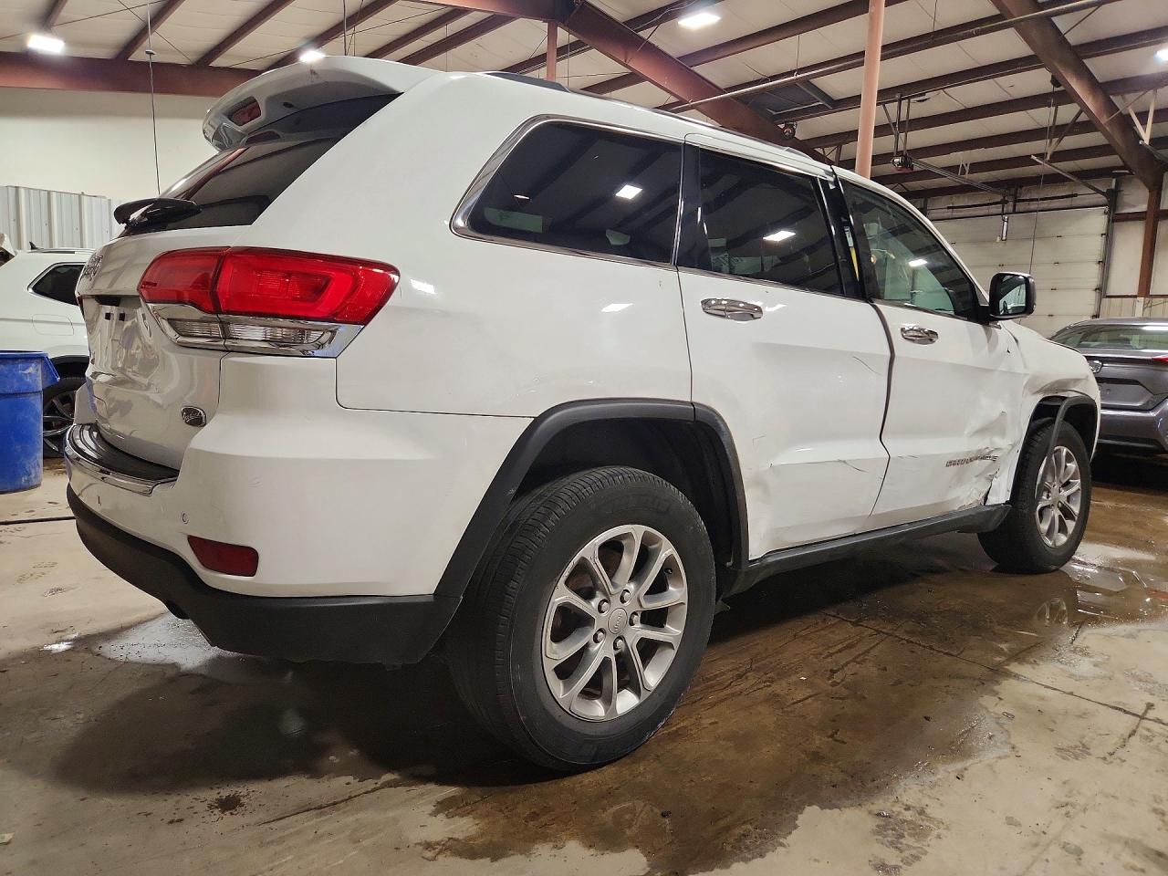 2015 Jeep Grand Cherokee Limited Белый vin: 1C4RJFBG4FC233775