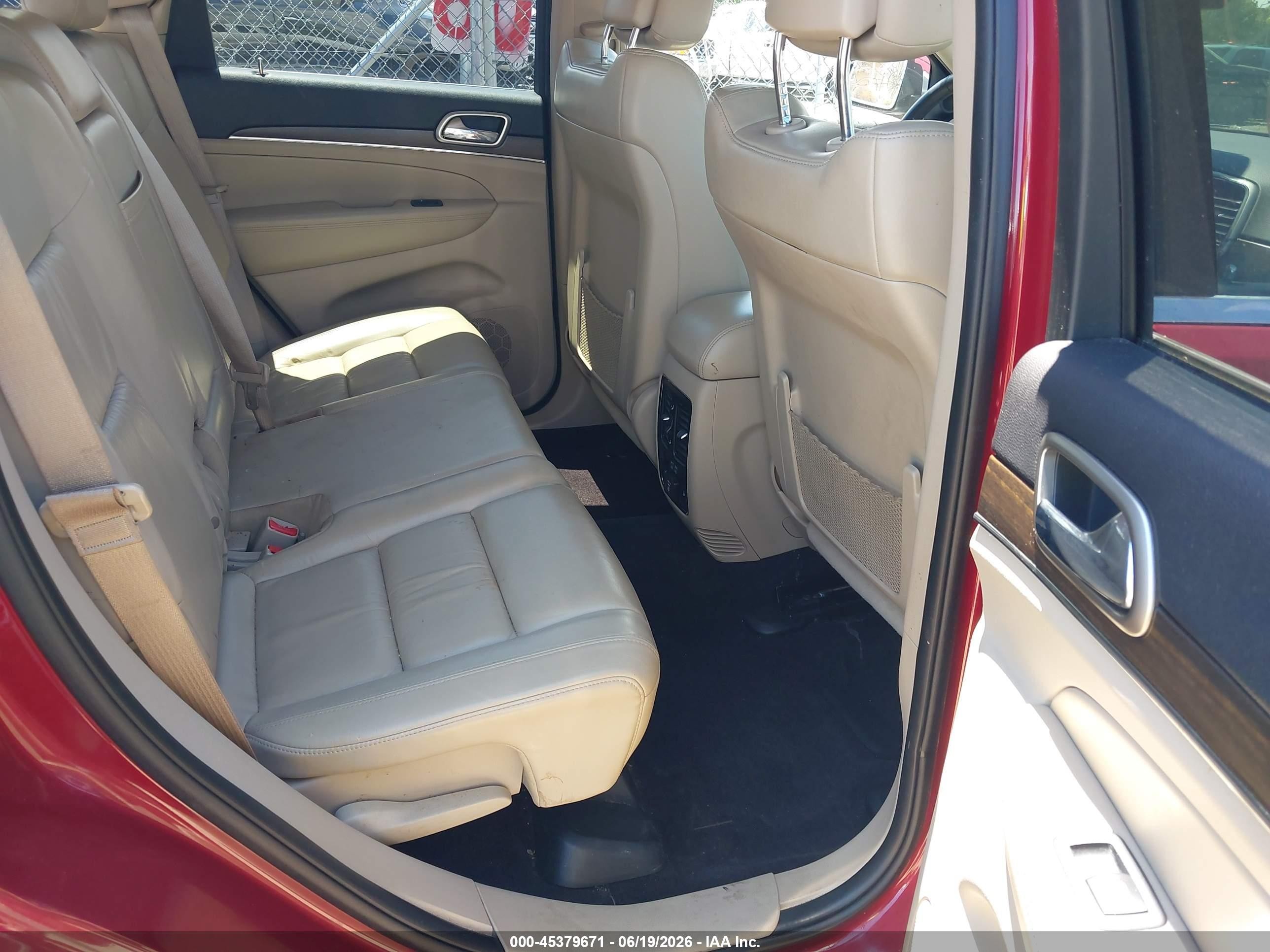 2015 Jeep Grand Cherokee Limited Red vin: 1C4RJFBG4FC241441
