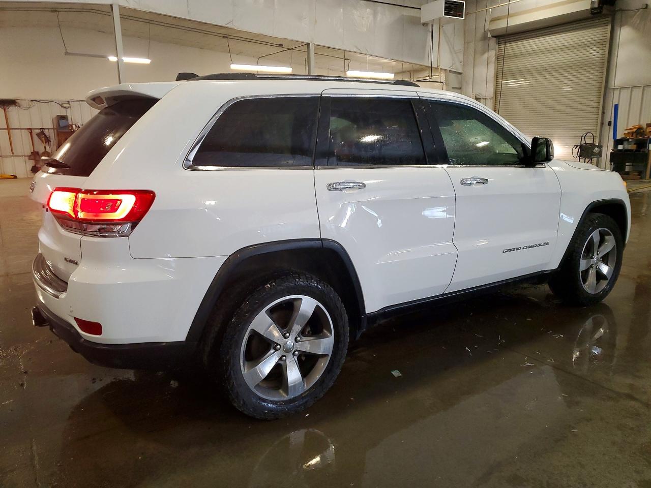 2015 Jeep Grand Cherokee Limited White vin: 1C4RJFBG4FC603851