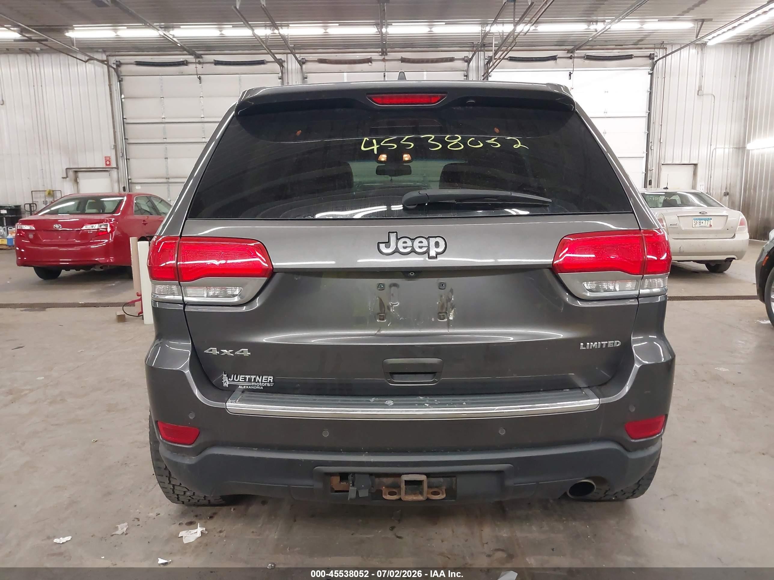 2015 Jeep Grand Cherokee Limited Silver vin: 1C4RJFBG4FC632878