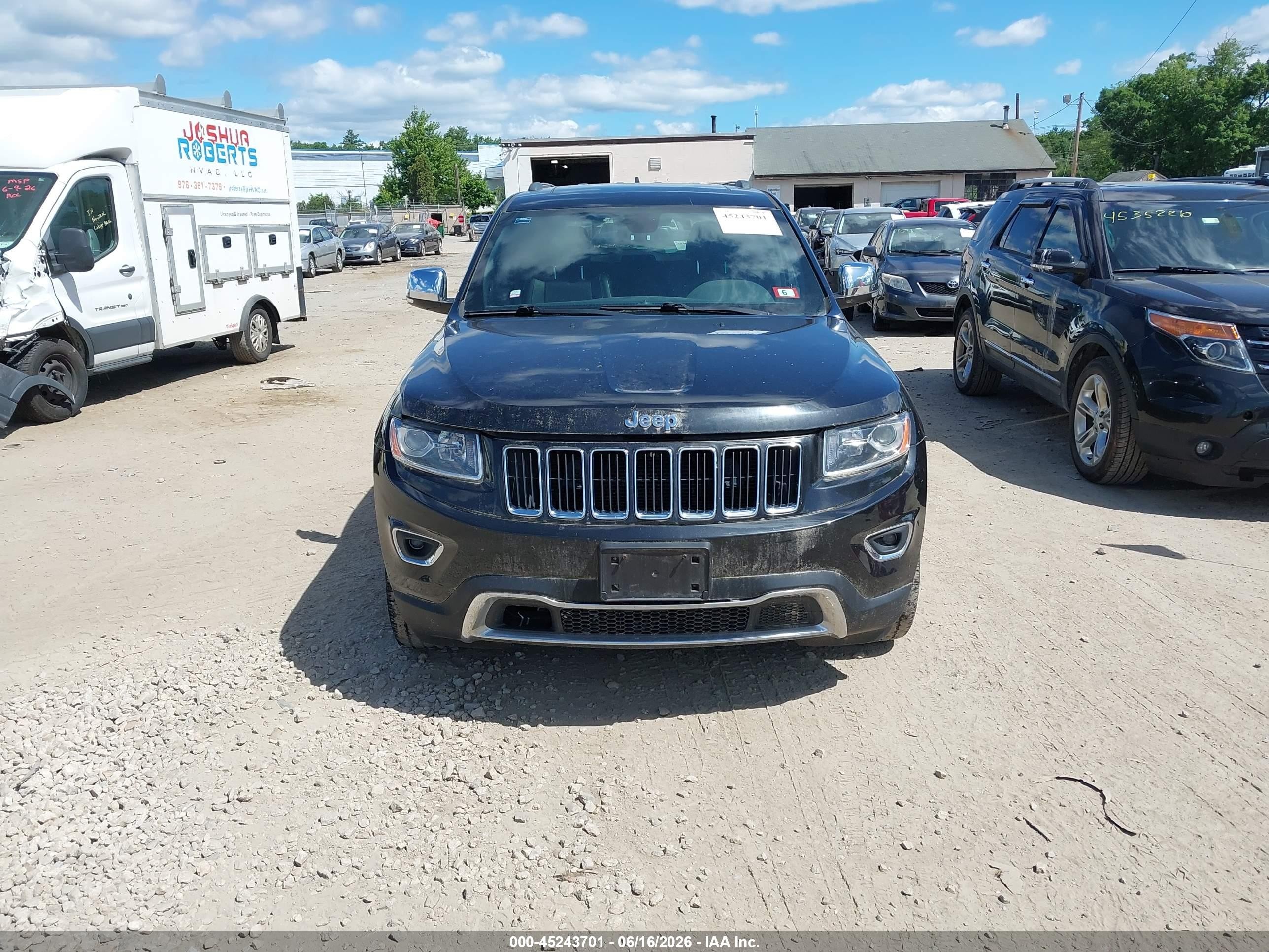 2015 Jeep Grand Cherokee Limited Black vin: 1C4RJFBG4FC679666