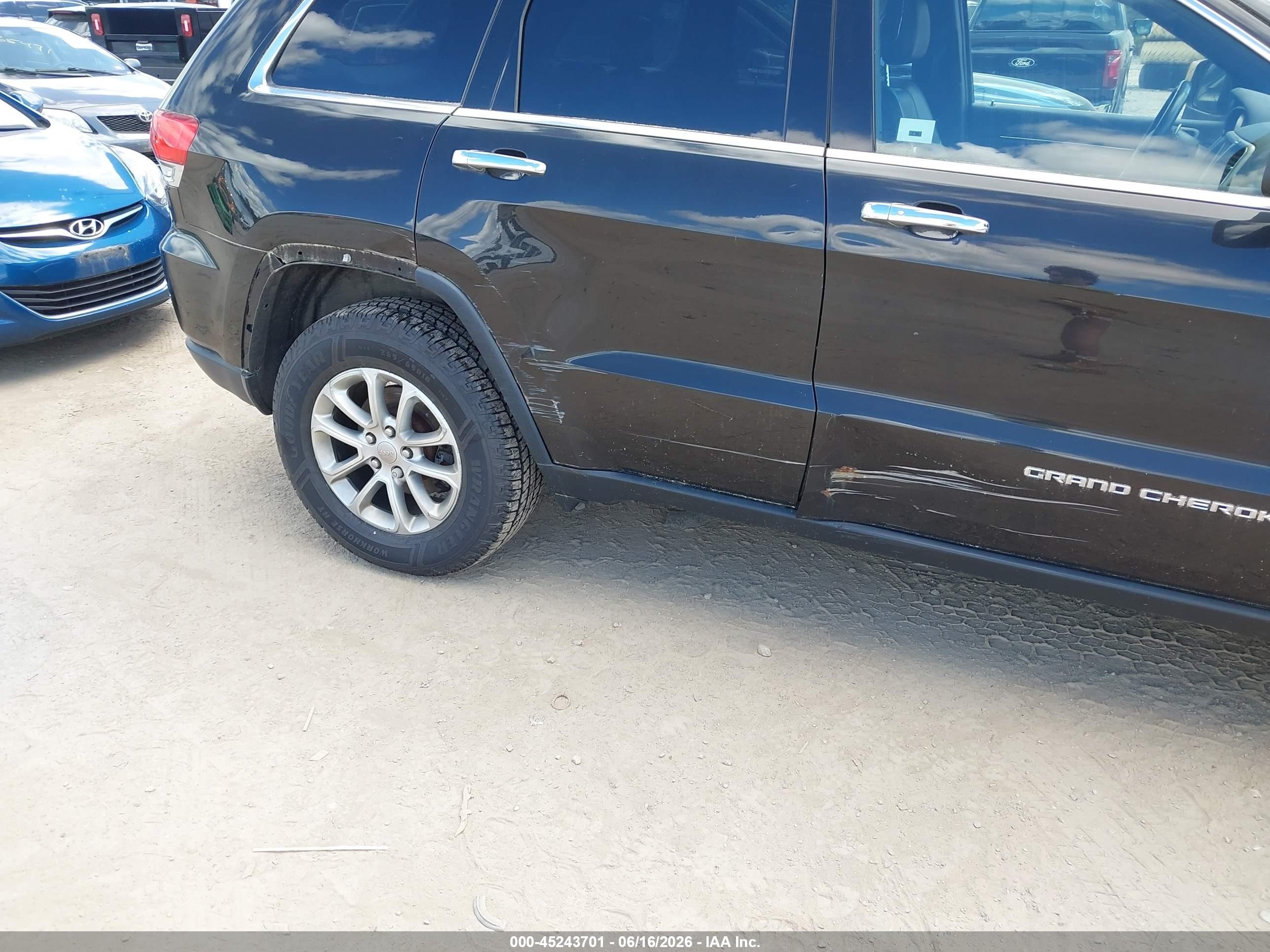 2015 Jeep Grand Cherokee Limited Black vin: 1C4RJFBG4FC679666