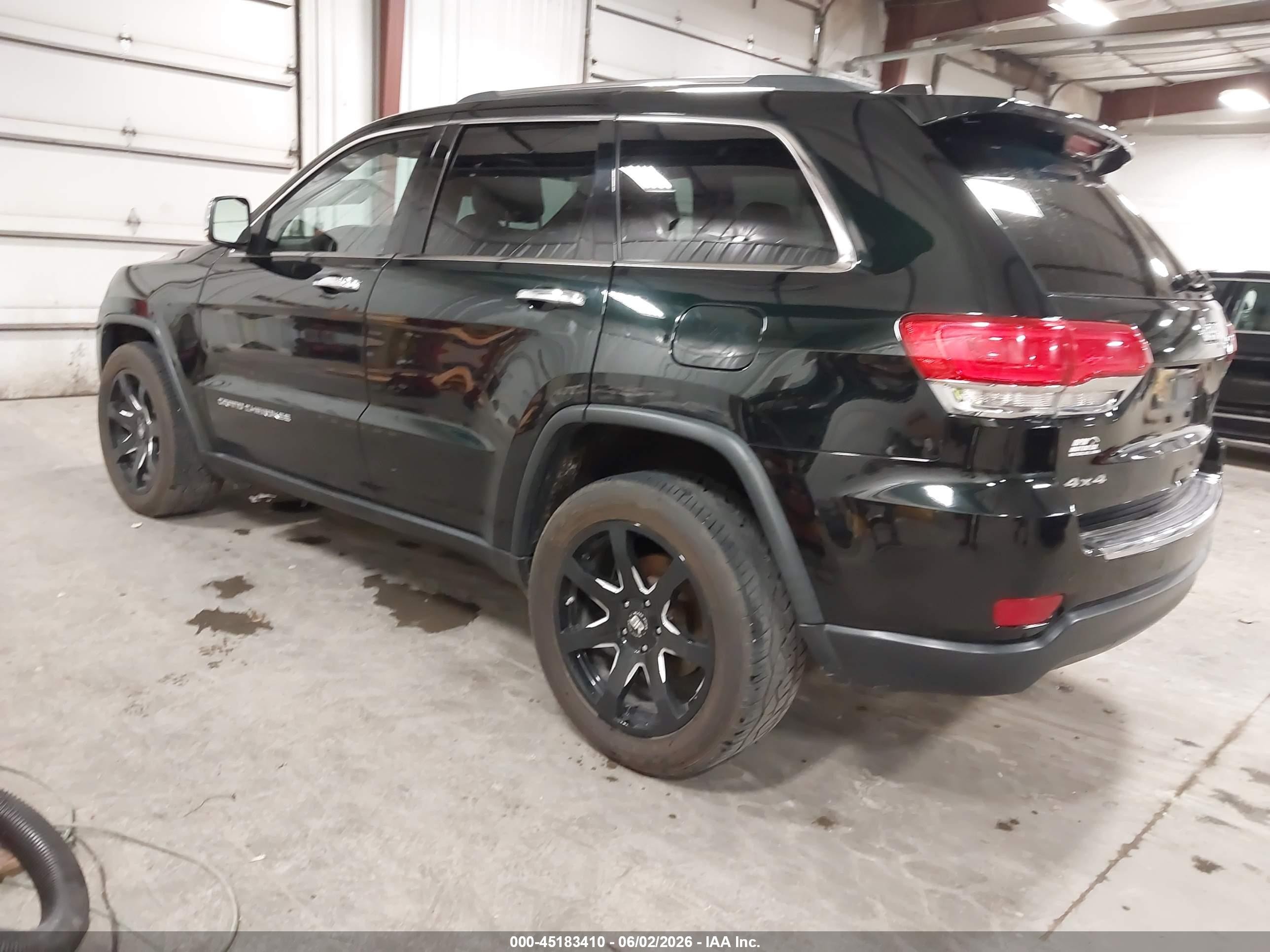 2015 Jeep Grand Cherokee Limited Green vin: 1C4RJFBG4FC683829
