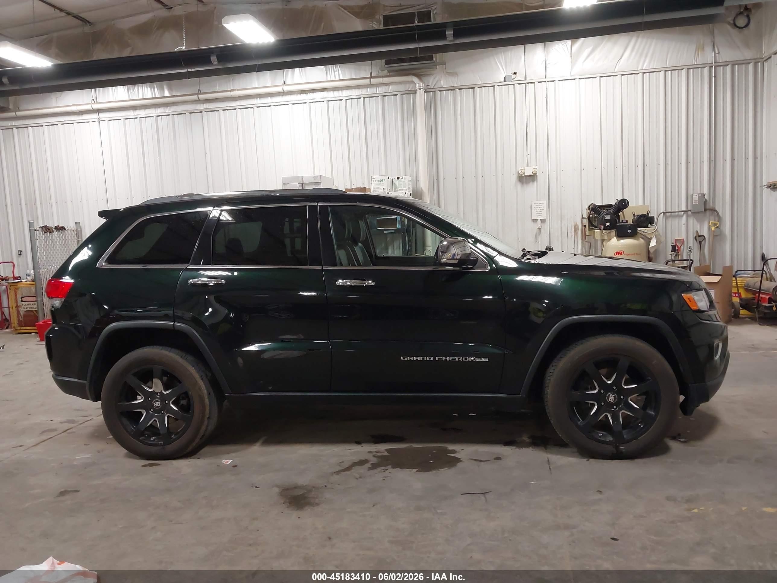 2015 Jeep Grand Cherokee Limited Green vin: 1C4RJFBG4FC683829