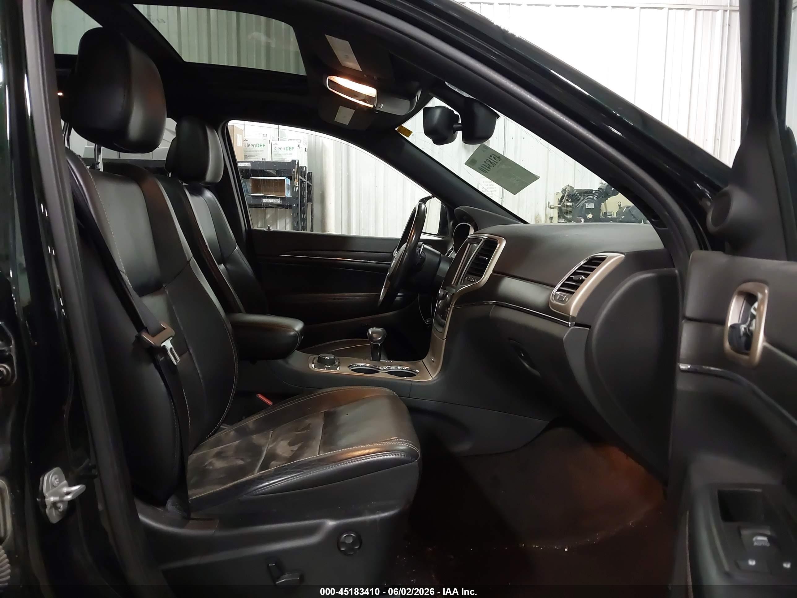 2015 Jeep Grand Cherokee Limited Green vin: 1C4RJFBG4FC683829