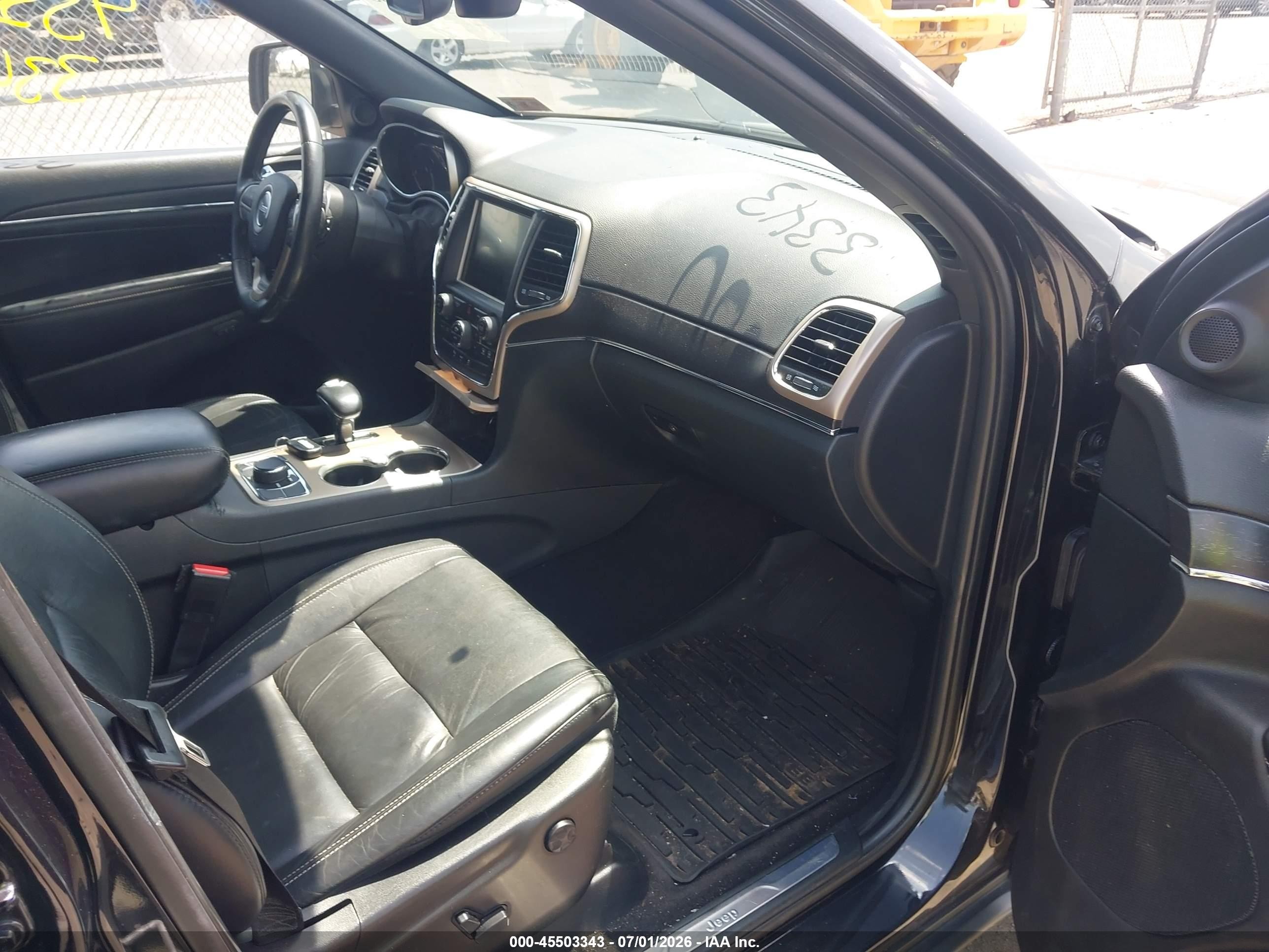 2015 Jeep Grand Cherokee Limited Black vin: 1C4RJFBG4FC700094
