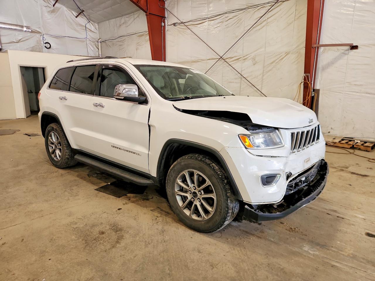 2015 Jeep Grand Cherokee Limited White vin: 1C4RJFBG4FC756911