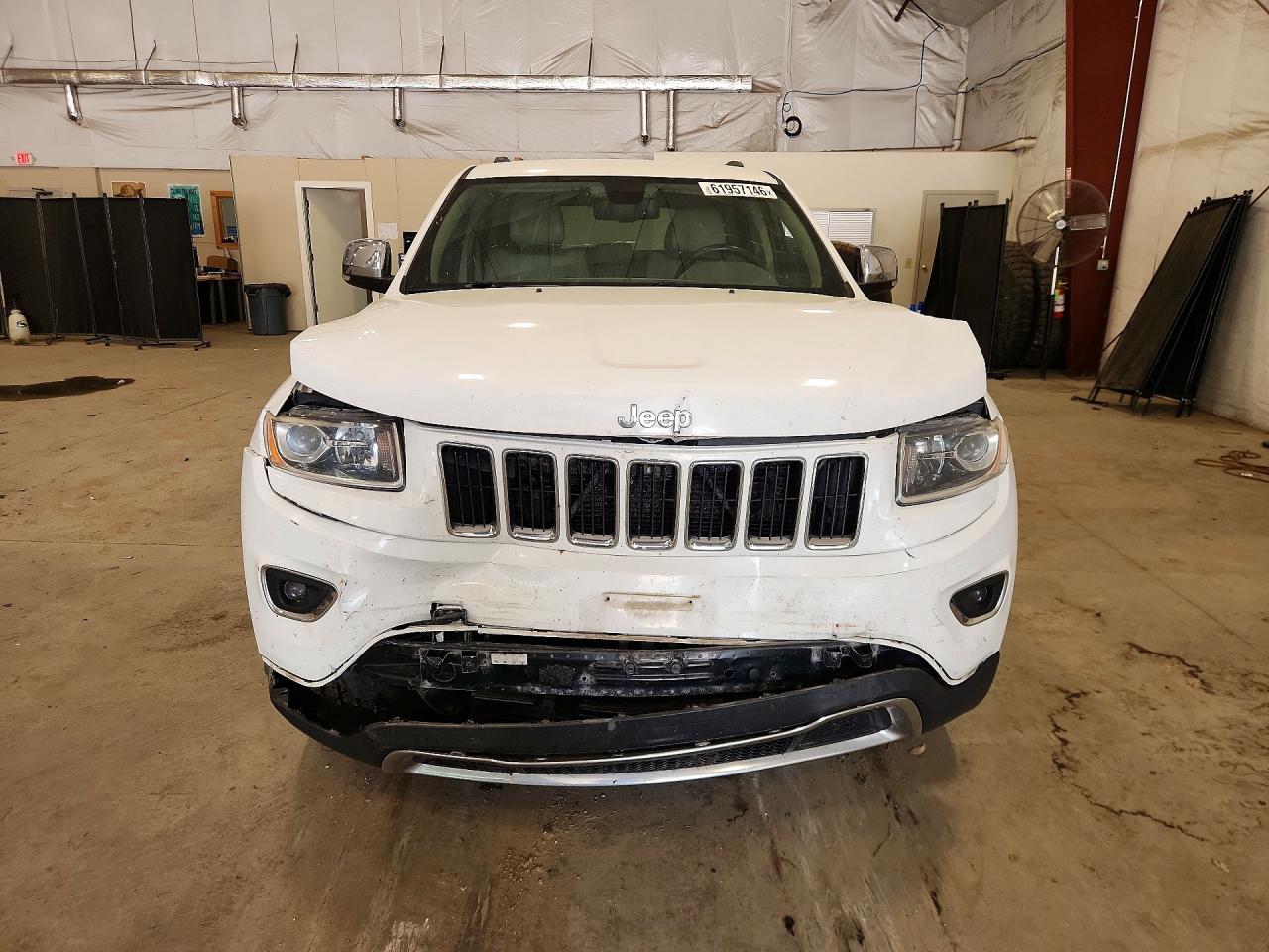 2015 Jeep Grand Cherokee Limited White vin: 1C4RJFBG4FC756911