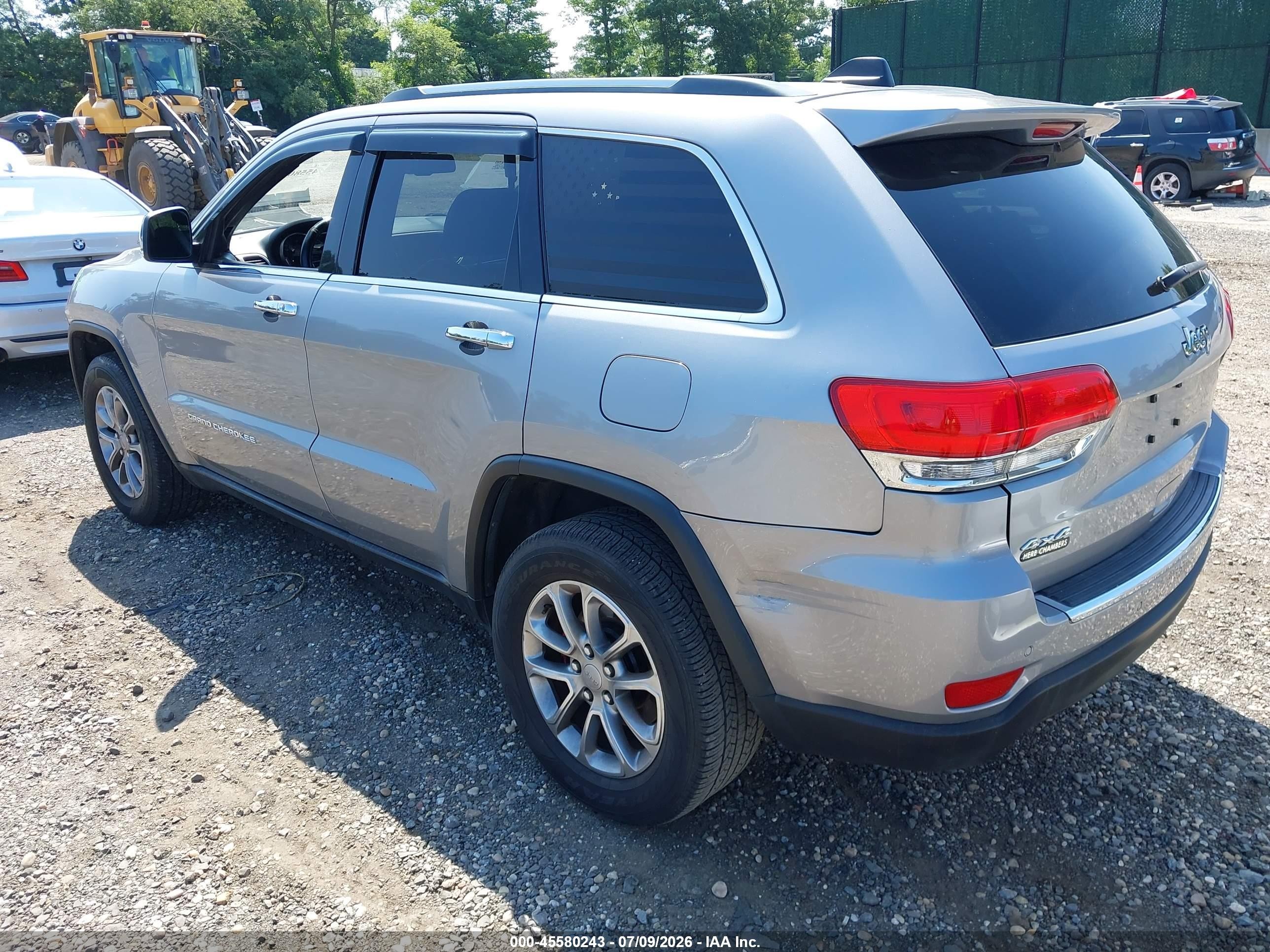 2015 Jeep Grand Cherokee Limited Silver vin: 1C4RJFBG4FC762840