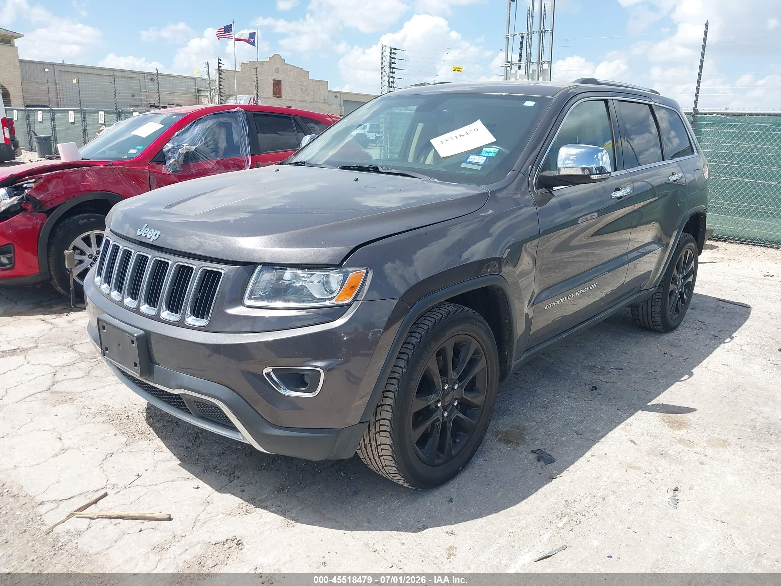 2015 Jeep Grand Cherokee Limited Gray vin: 1C4RJFBG4FC763499